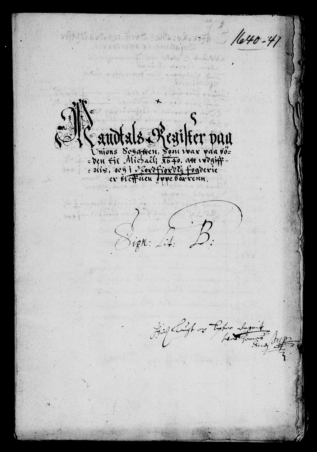 Rentekammeret inntil 1814, Reviderte regnskaper, Lensregnskaper, RA/EA-5023/R/Rb/Rbt/L0087: Bergenhus len, 1640-1641