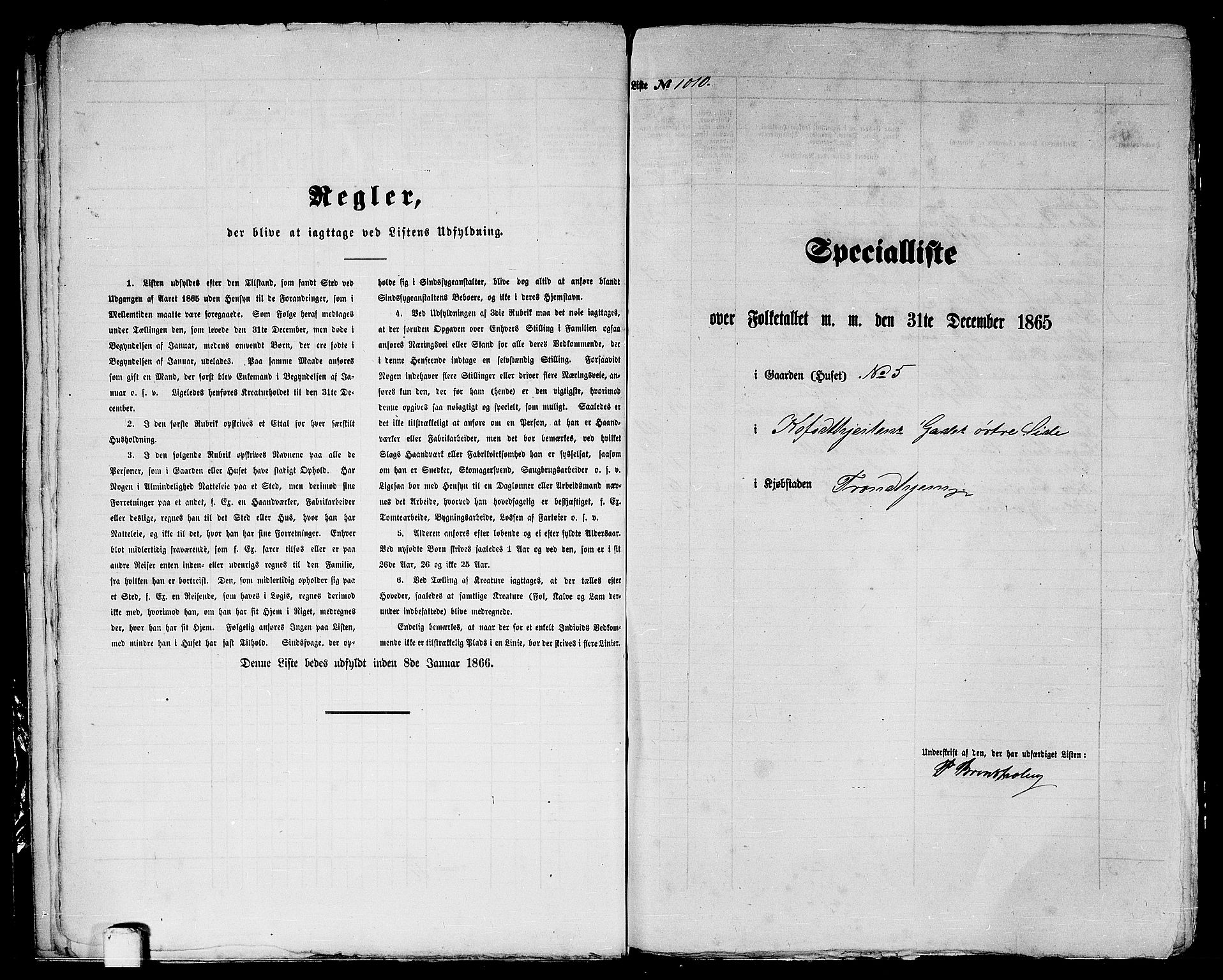 RA, Folketelling 1865 for 1601 Trondheim kjøpstad, 1865, s. 2101
