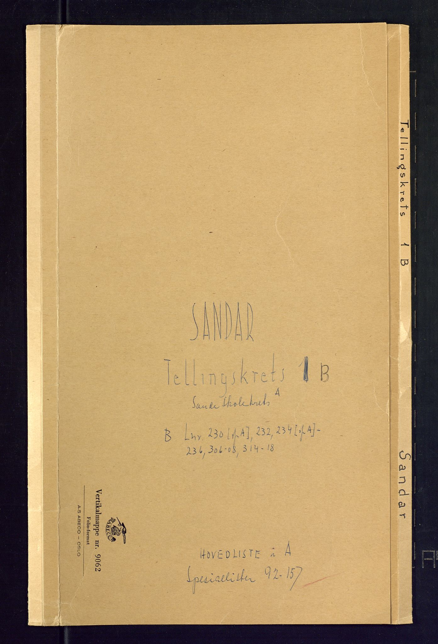 SAKO, Folketelling 1875 for 0724L Sandeherred prestegjeld, Sandeherred sokn, 1875, s. 7