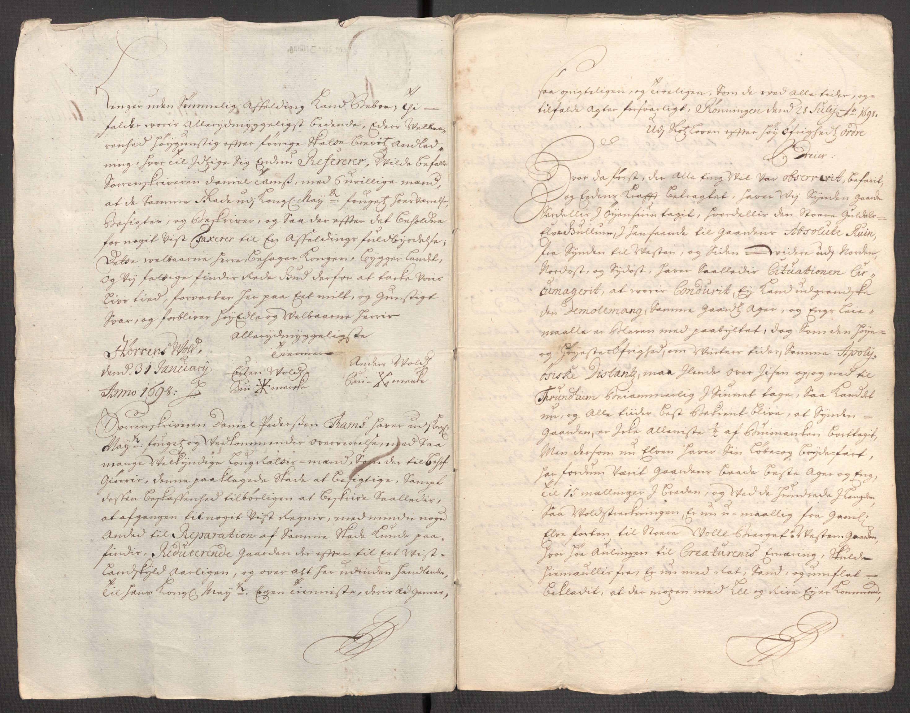 Rentekammeret inntil 1814, Reviderte regnskaper, Fogderegnskap, RA/EA-4092/R60/L3951: Fogderegnskap Orkdal og Gauldal, 1701, s. 314