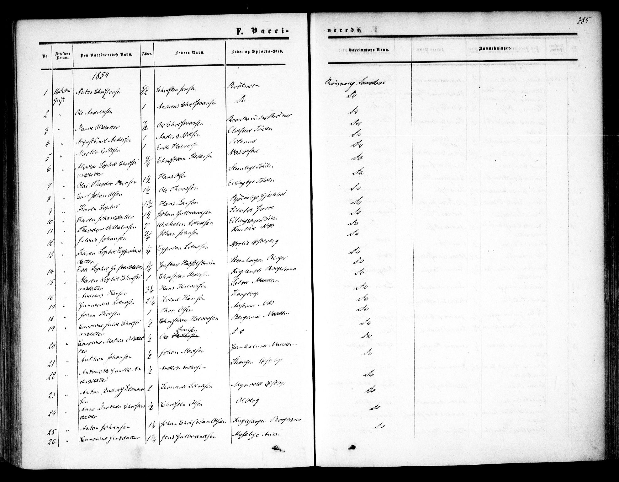 Høland prestekontor Kirkebøker, SAO/A-10346a/F/Fa/L0010: Ministerialbok nr. I 10, 1854-1861, s. 385