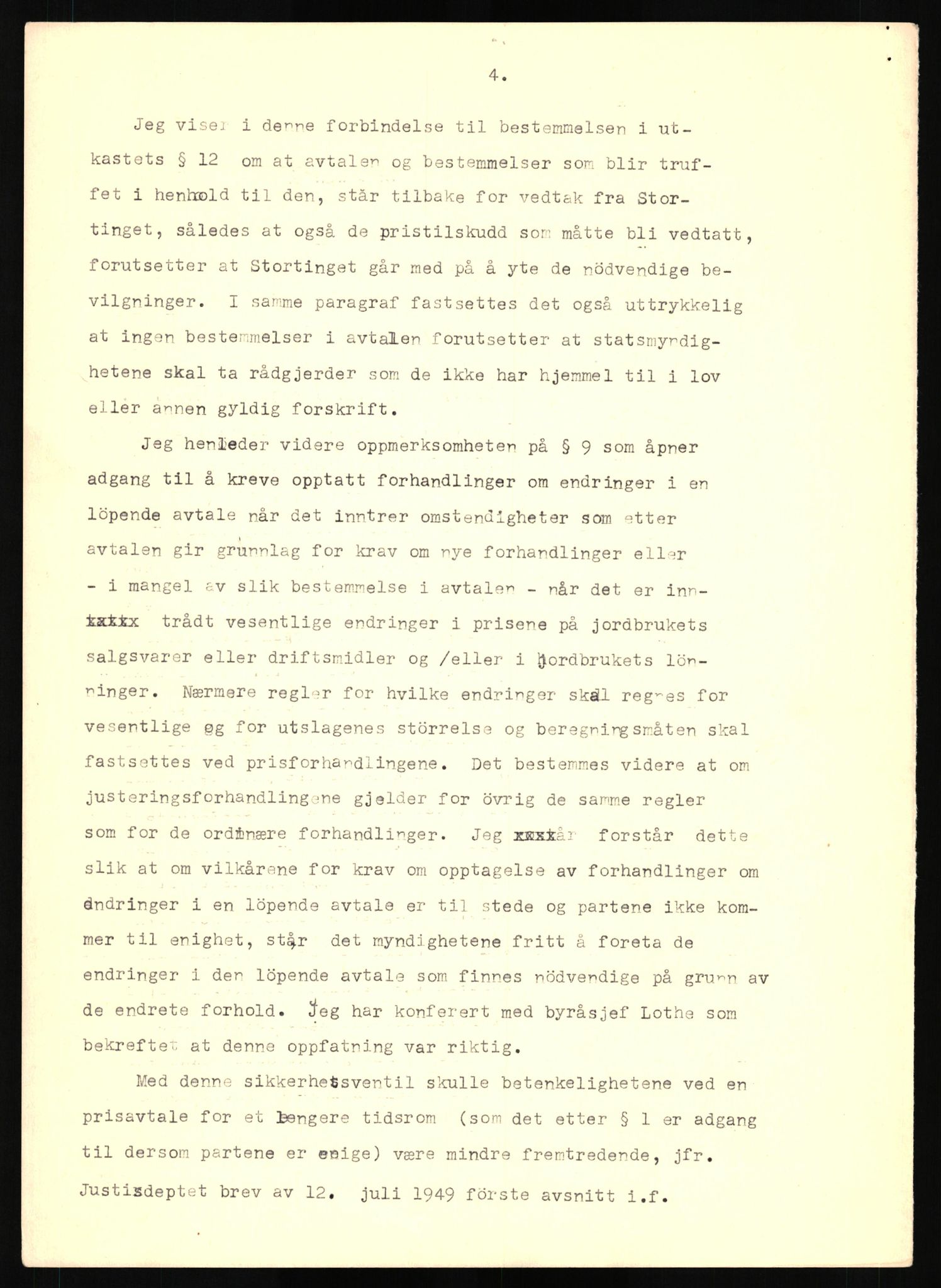 Justisdepartementet, Lovavdelingen, AV/RA-S-3212/D/Dc/L0024/0001: Grunnloven / Grunnlovens forståelse. 2 mapper, 1950