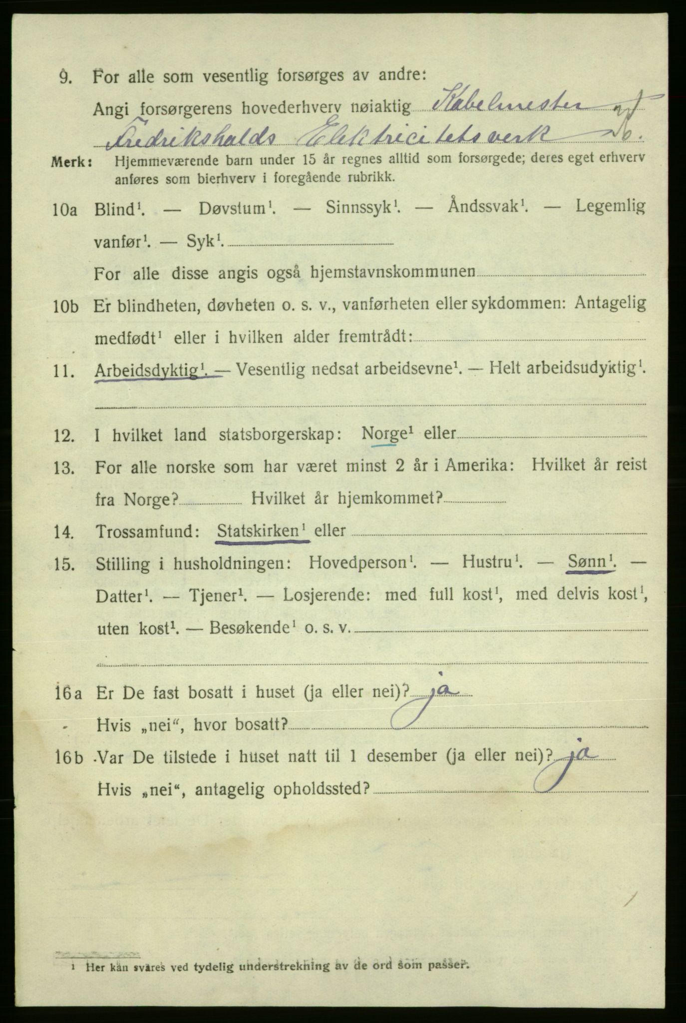 SAO, Folketelling 1920 for 0101 Fredrikshald kjøpstad, 1920, s. 12907