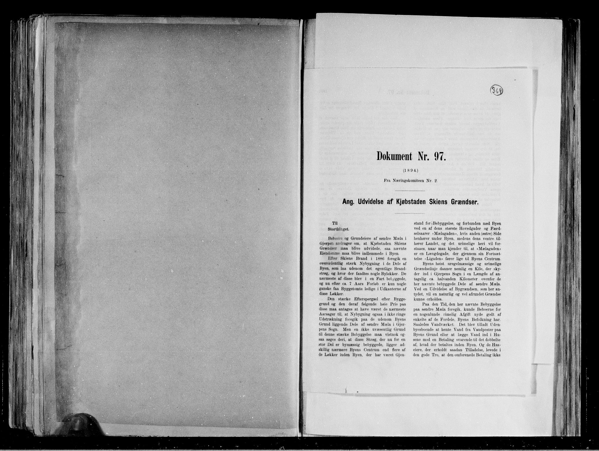 RA, Folketelling 1891 for 0806 Skien kjøpstad, 1891, s. 7