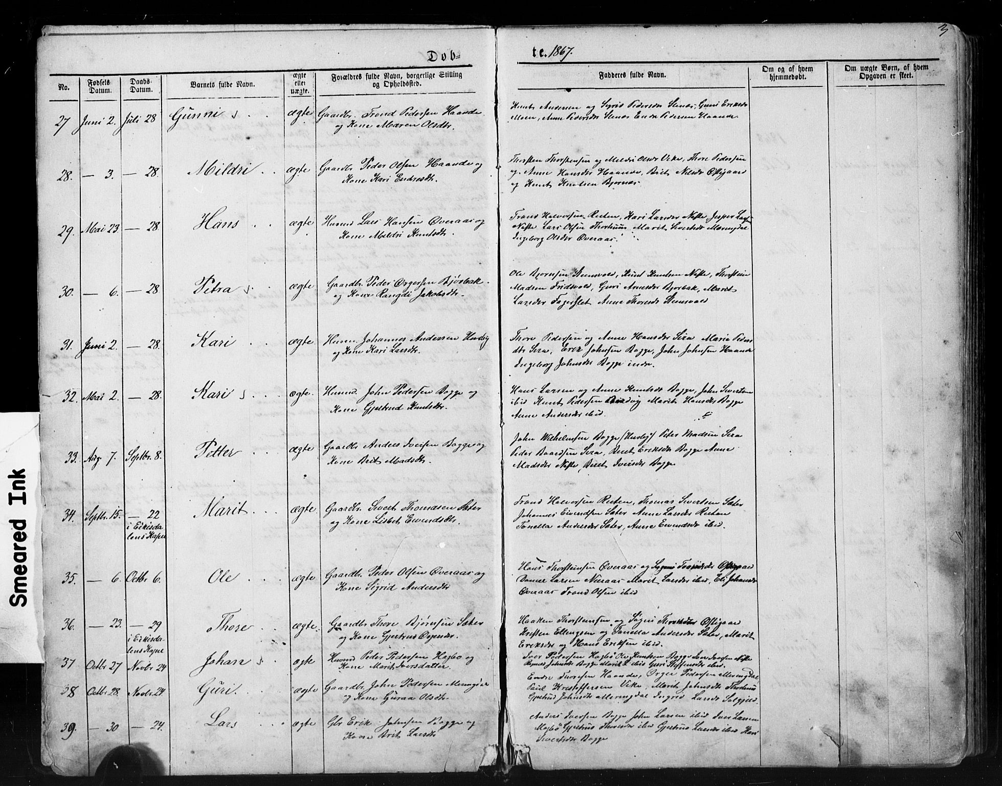 Ministerialprotokoller, klokkerbøker og fødselsregistre - Møre og Romsdal, AV/SAT-A-1454/552/L0638: Klokkerbok nr. 552C01, 1867-1902, s. 3