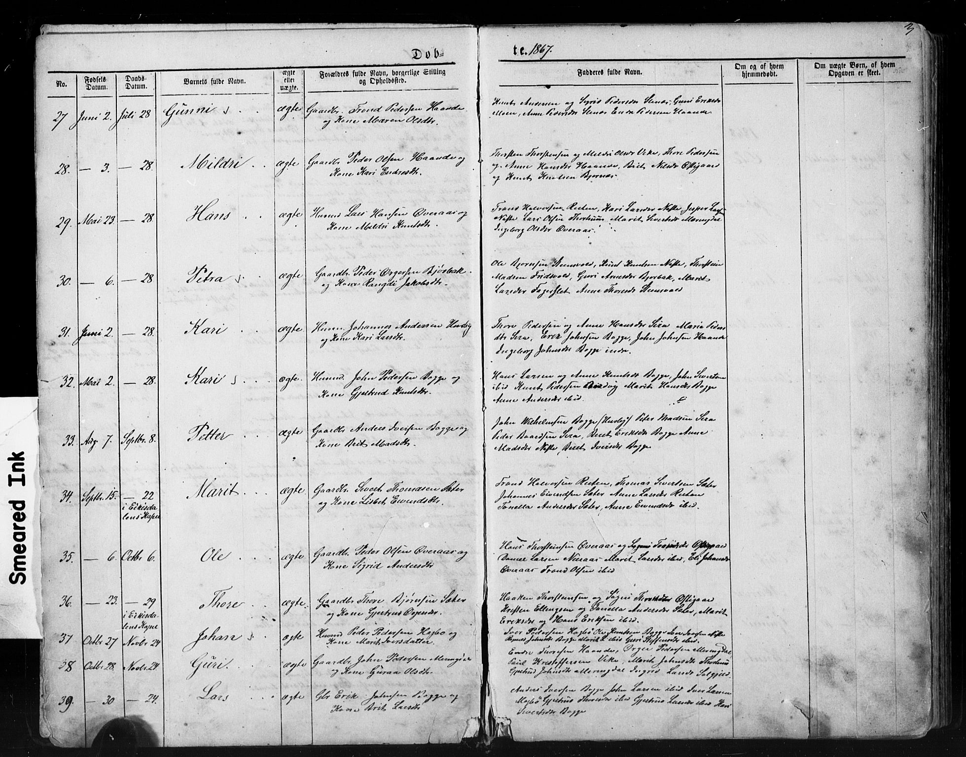 Ministerialprotokoller, klokkerbøker og fødselsregistre - Møre og Romsdal, SAT/A-1454/552/L0638: Klokkerbok nr. 552C01, 1867-1902, s. 3