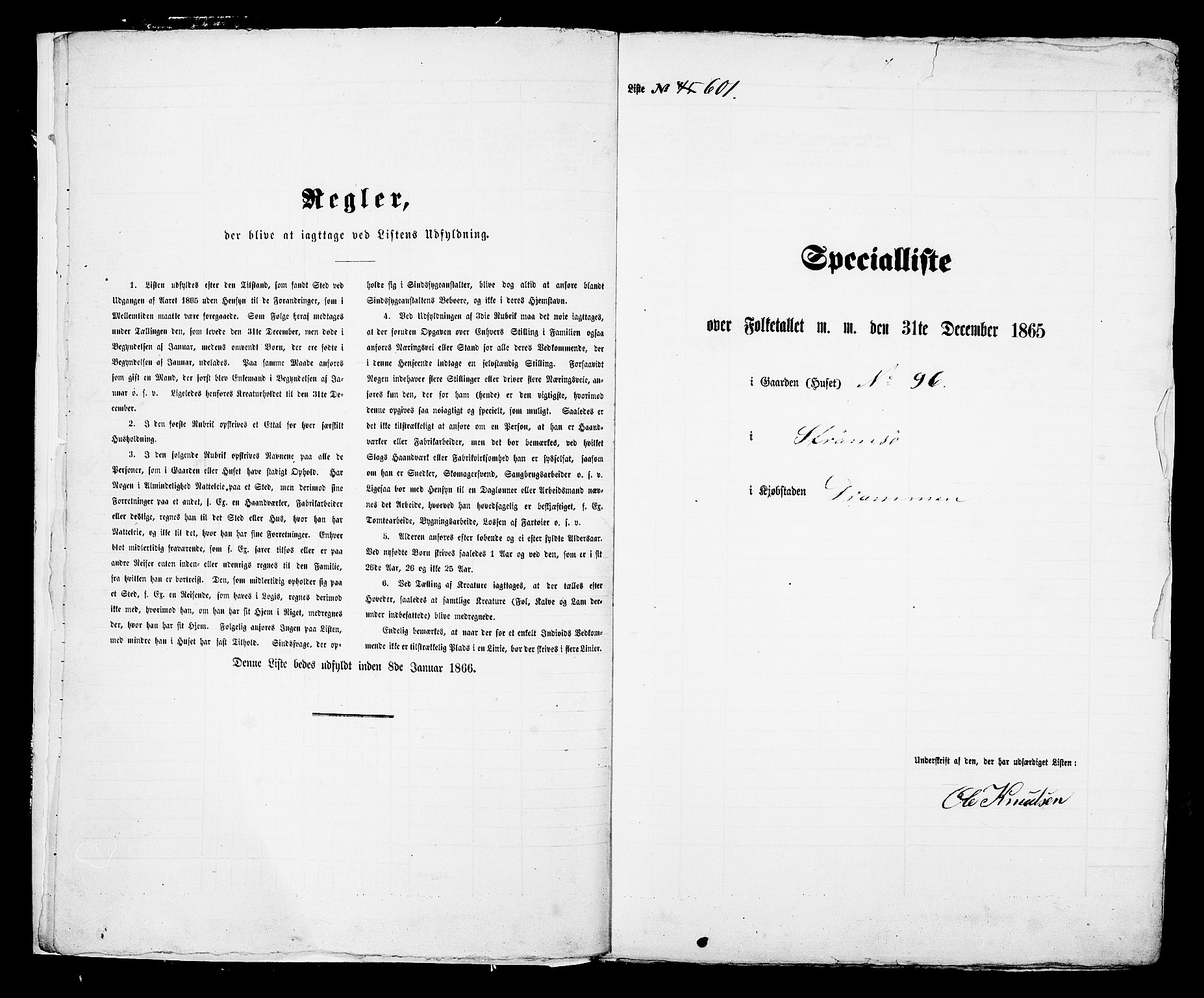 RA, Folketelling 1865 for 0602bP Strømsø prestegjeld i Drammen kjøpstad, 1865, s. 17