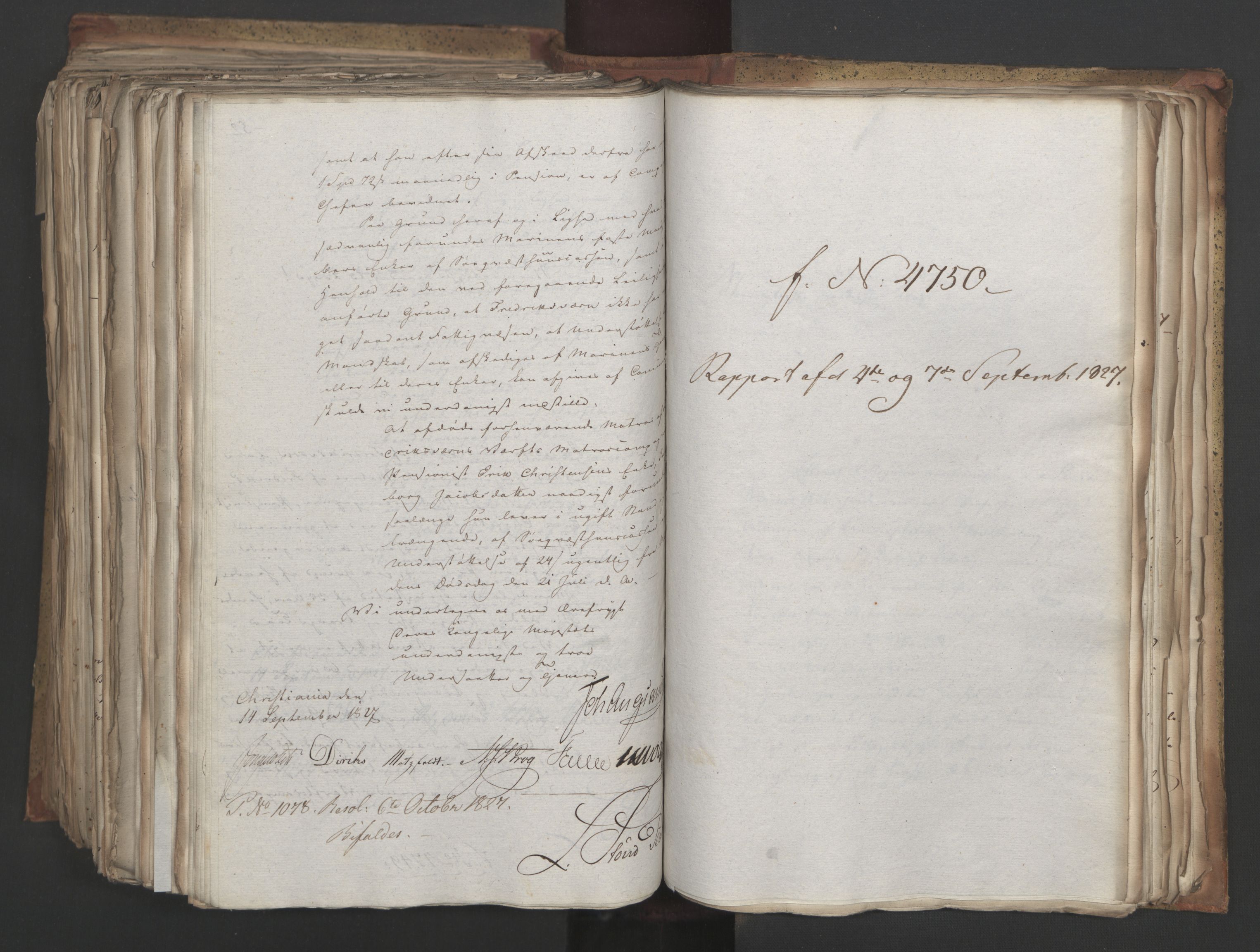 Statsrådsavdelingen i Stockholm, AV/RA-S-1003/D/Da/L0052: Regjeringsinnstillinger nr. 4566-4799, 1827, s. 539