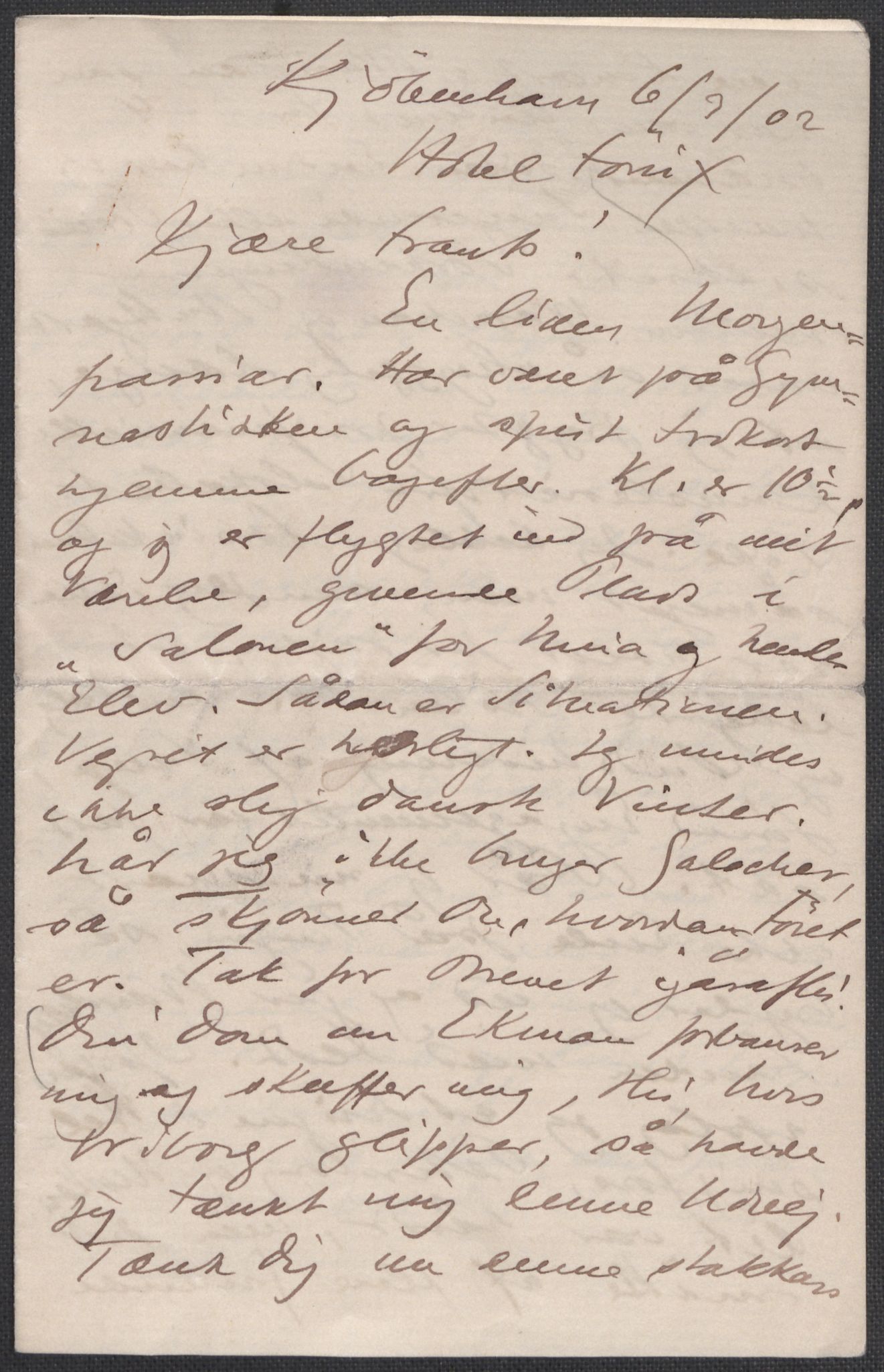 Beyer, Frants, RA/PA-0132/F/L0001: Brev fra Edvard Grieg til Frantz Beyer og "En del optegnelser som kan tjene til kommentar til brevene" av Marie Beyer, 1872-1907, s. 643