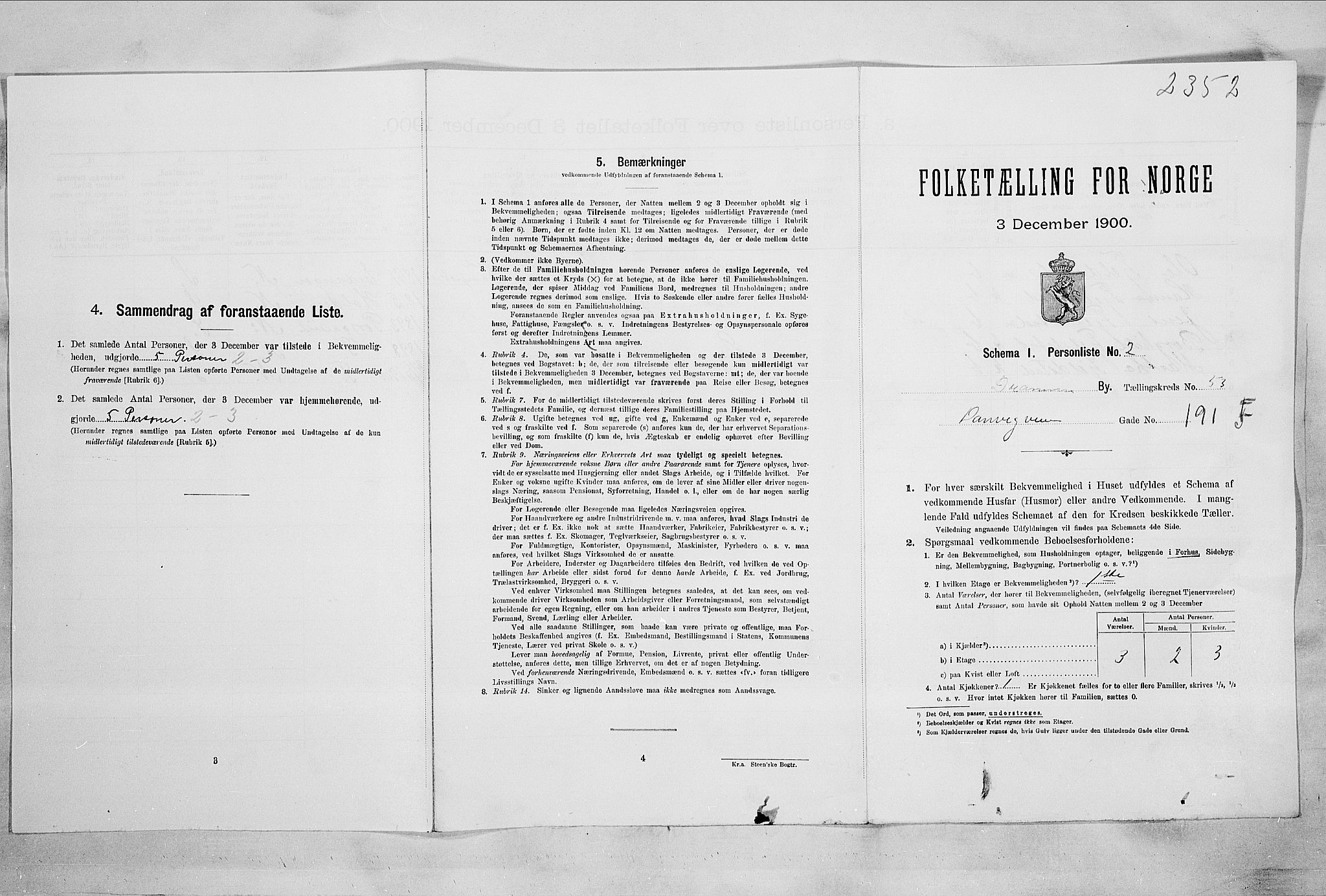 RA, Folketelling 1900 for 0602 Drammen kjøpstad, 1900, s. 9220