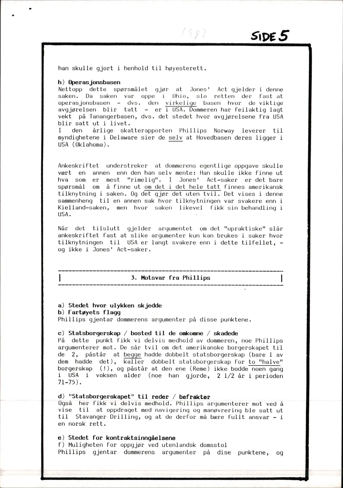 Pa 1660 - Kielland- fondet, AV/SAST-A-102242/X/Xa/L0001: Rapport til overlevende og etterlatte/ Kielland Bulletin, 1980-1998