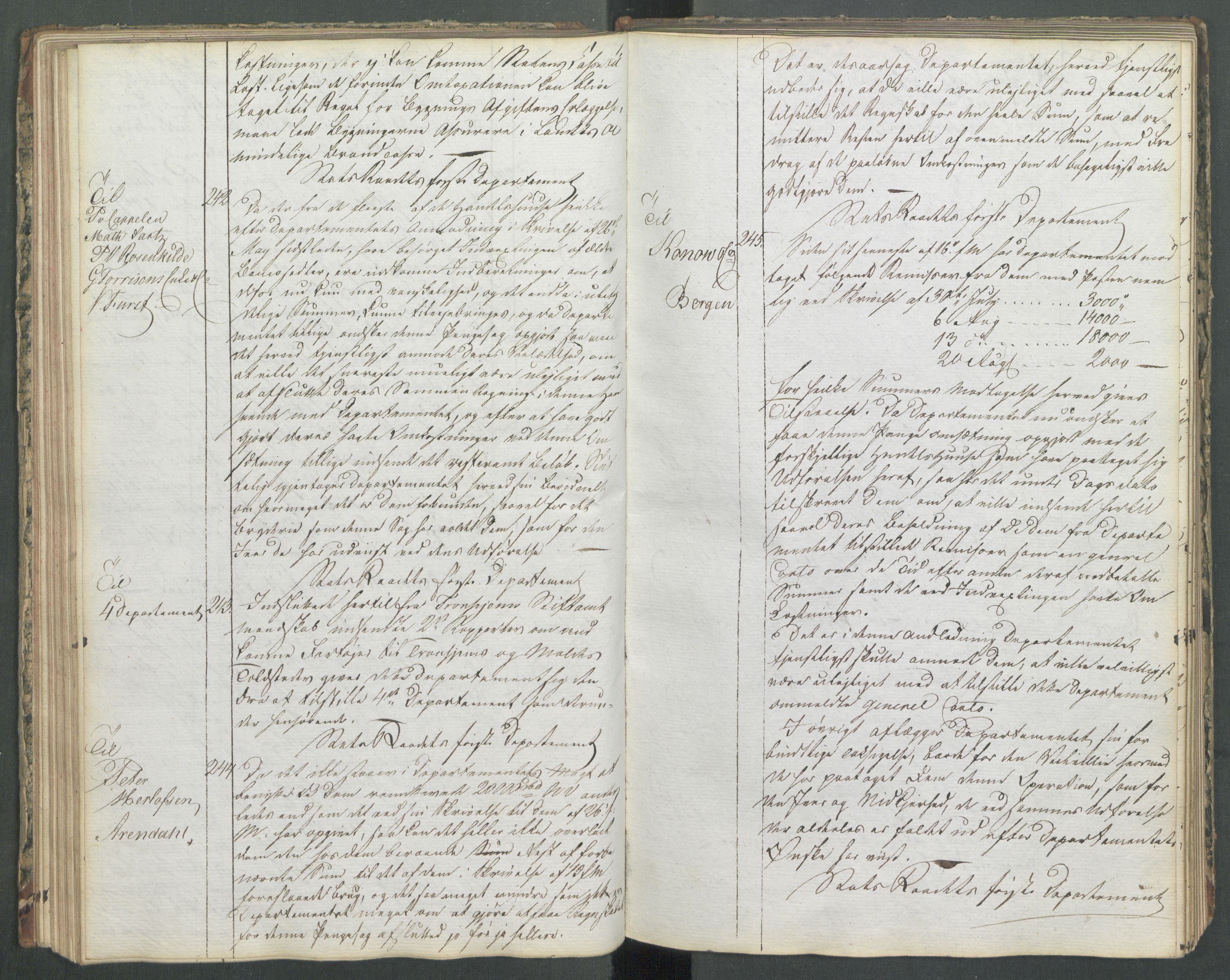 Departementene i 1814, AV/RA-S-3899/Fa/L0004: 1. byrå - Kopibok B 1-370, 1814, s. 56