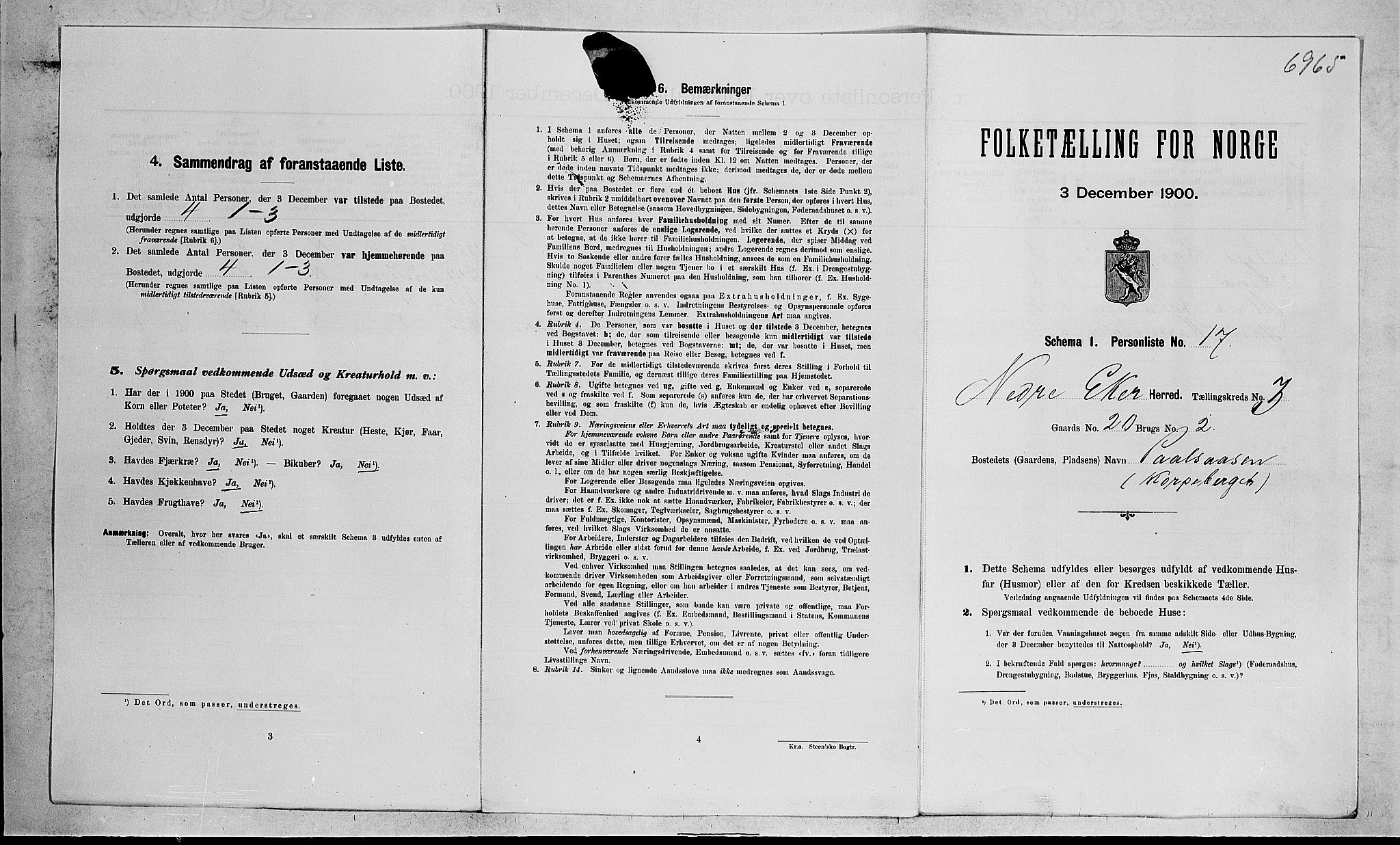 RA, Folketelling 1900 for 0625 Nedre Eiker herred, 1900, s. 390