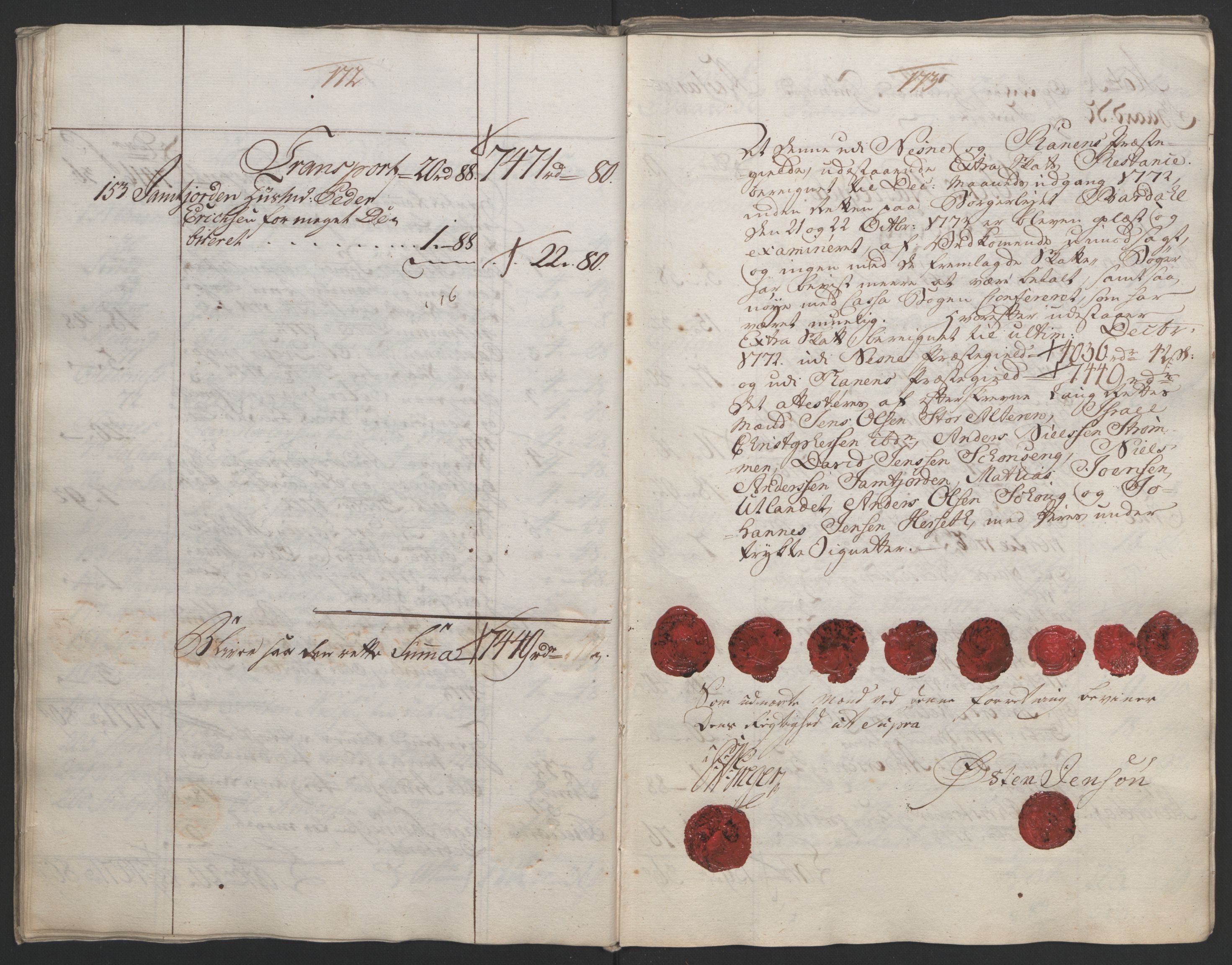 Rentekammeret inntil 1814, Reviderte regnskaper, Fogderegnskap, RA/EA-4092/R65/L4573: Ekstraskatten Helgeland, 1762-1772, s. 530