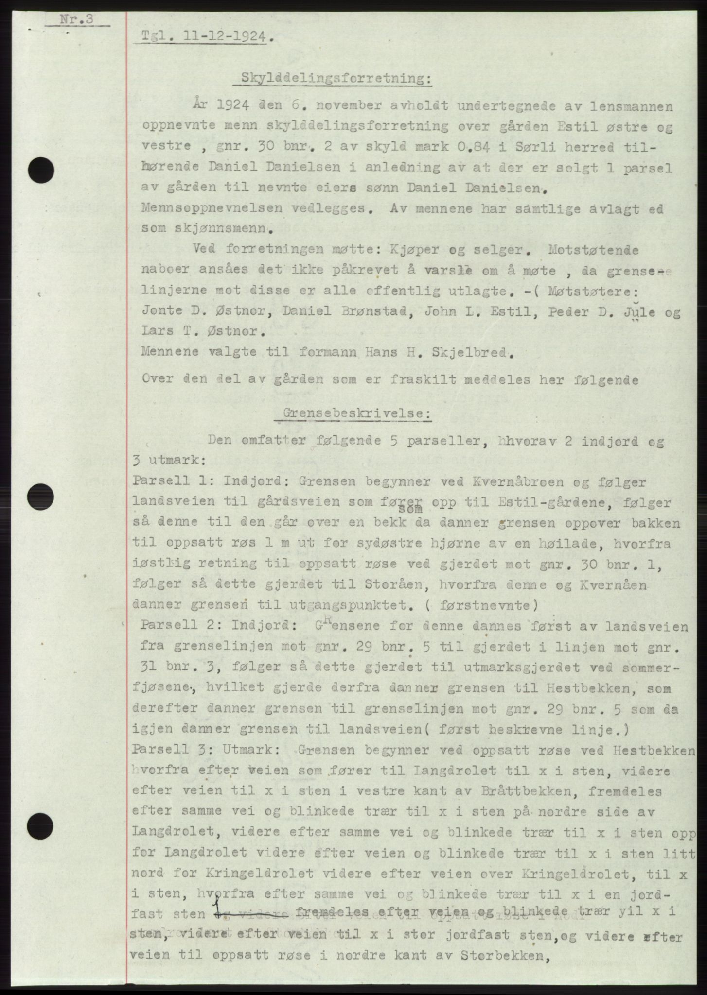 Namdal sorenskriveri, SAT/A-4133/1/2/2C: Pantebok nr. -, 1922-1925, Tingl.dato: 11.12.1924