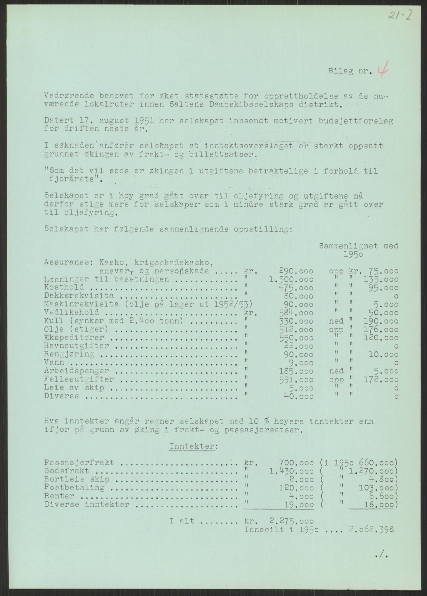 Høyres Hovedorganisasjon, AV/RA-PA-0583/1/D/Dd/L0131: 21 Stortinget/23 Statsministeren. Regjeringen, 1951-1965, s. 1337