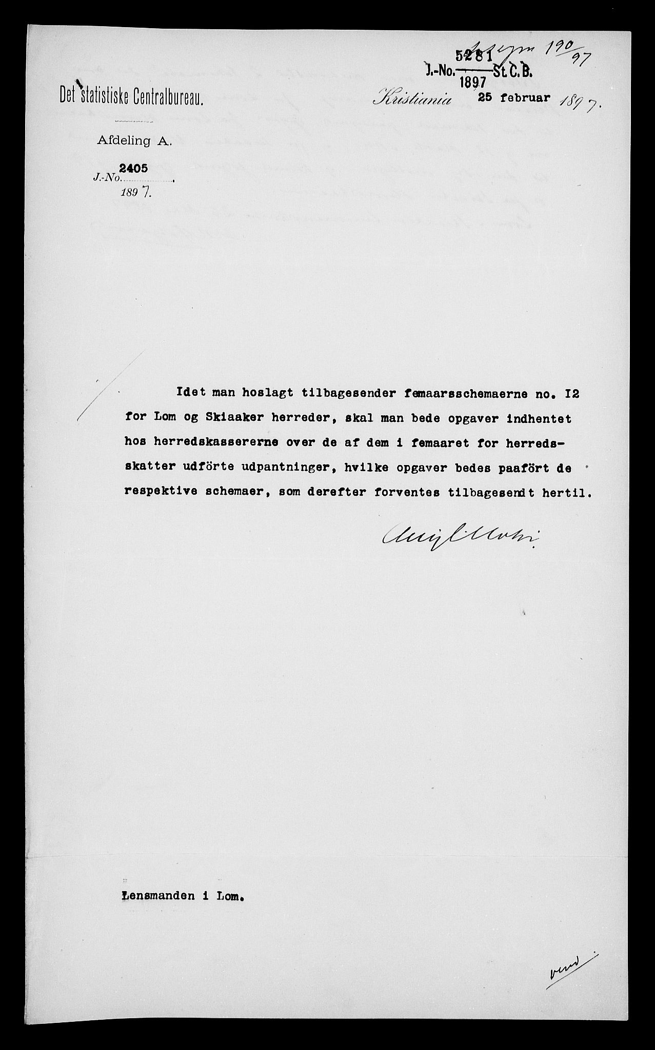 Statistisk sentralbyrå, Næringsøkonomiske emner, Generelt - Amtmennenes femårsberetninger, AV/RA-S-2233/F/Fa/L0084: --, 1891-1895, s. 3