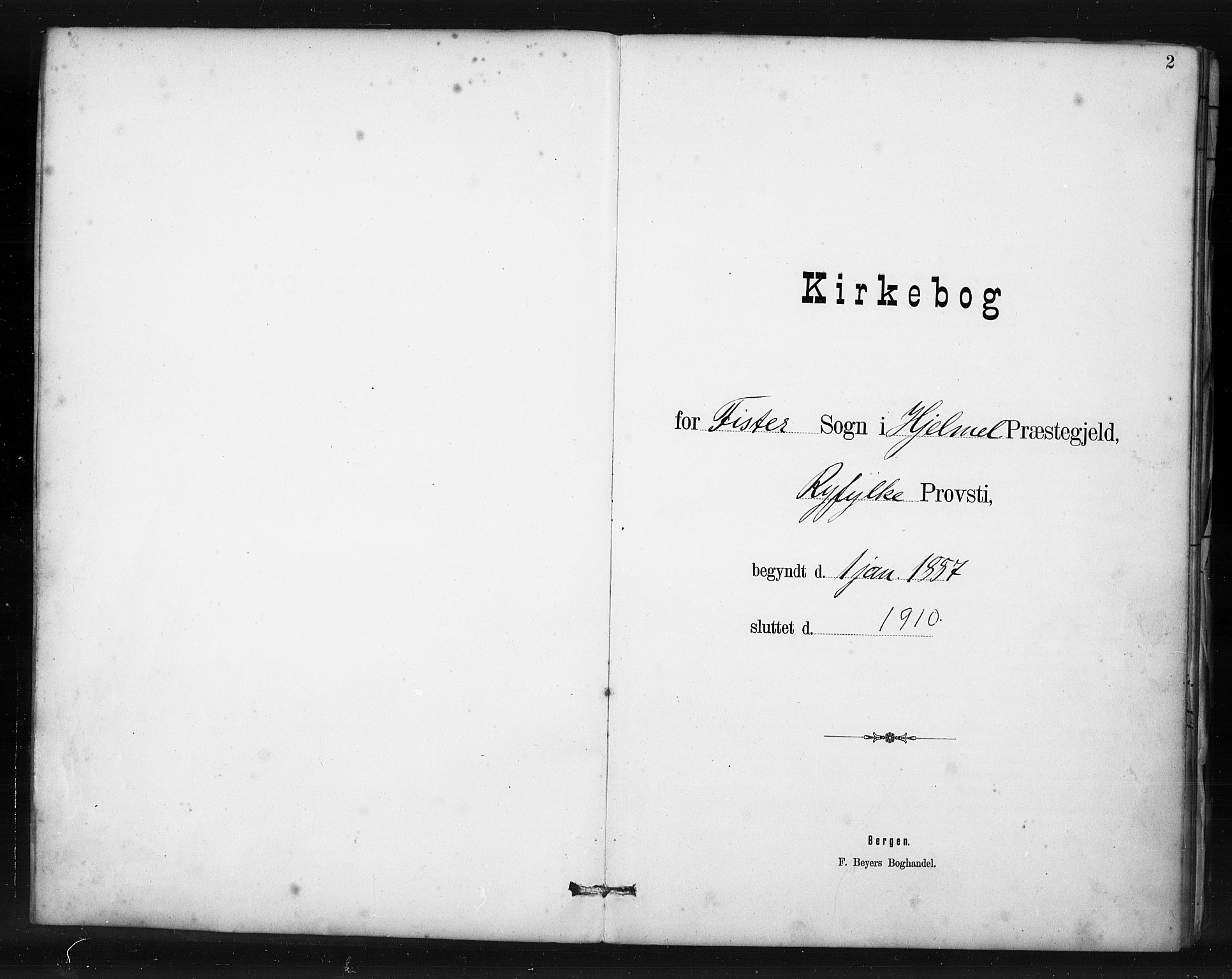 Hjelmeland sokneprestkontor, AV/SAST-A-101843/01/IV/L0015: Ministerialbok nr. A 15, 1887-1910, s. 2