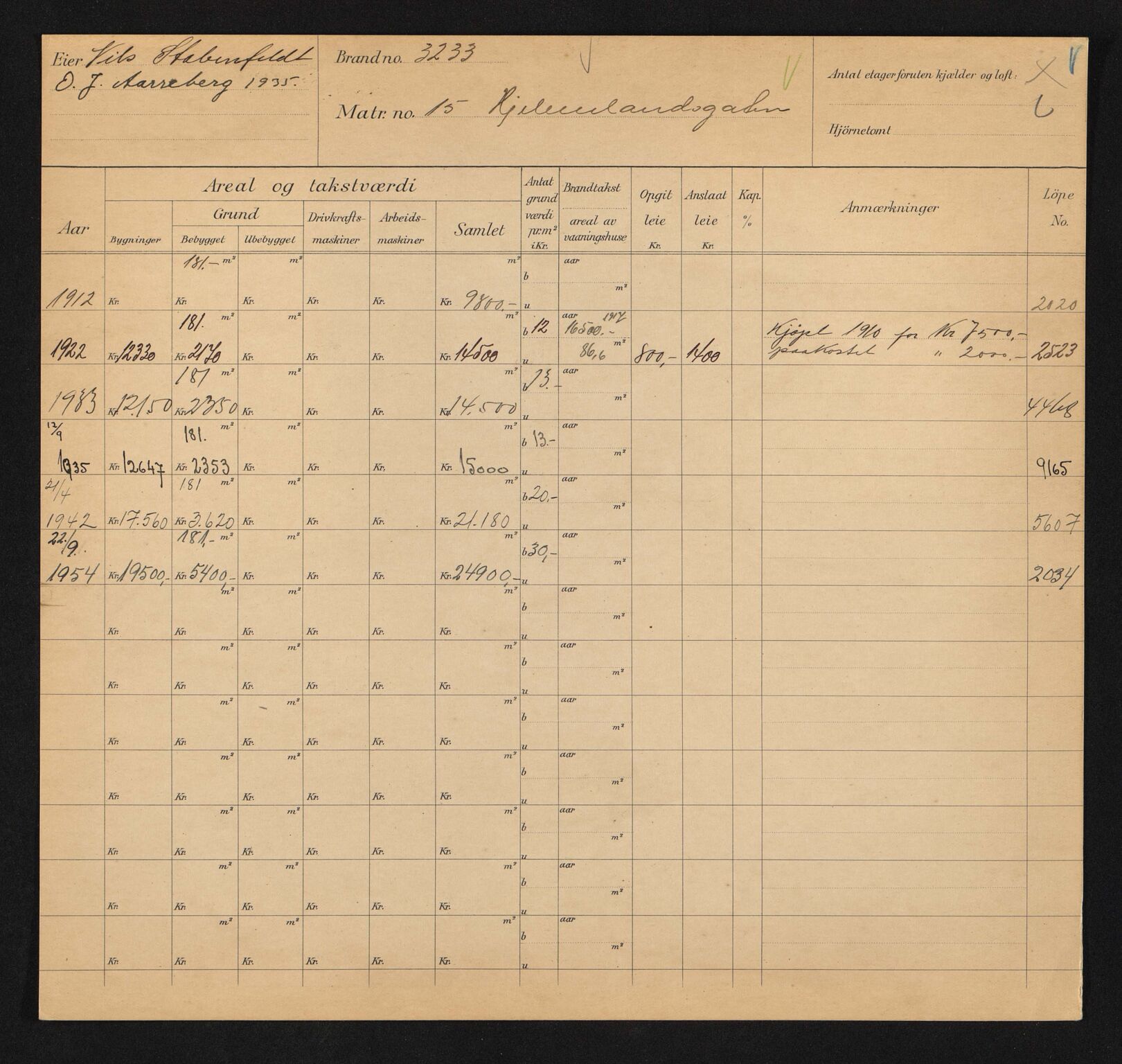 Stavanger kommune. Skattetakstvesenet, BYST/A-0440/F/Fa/Faa/L0018/0008: Skattetakstkort / Hjelmelandsgata 11 - 30