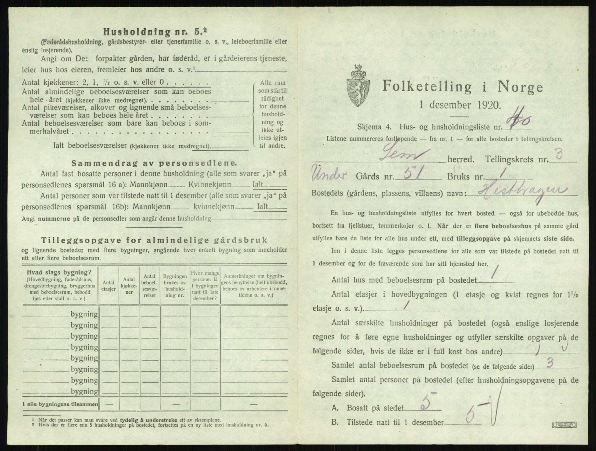 SAKO, Folketelling 1920 for 0721 Sem herred, 1920, s. 714