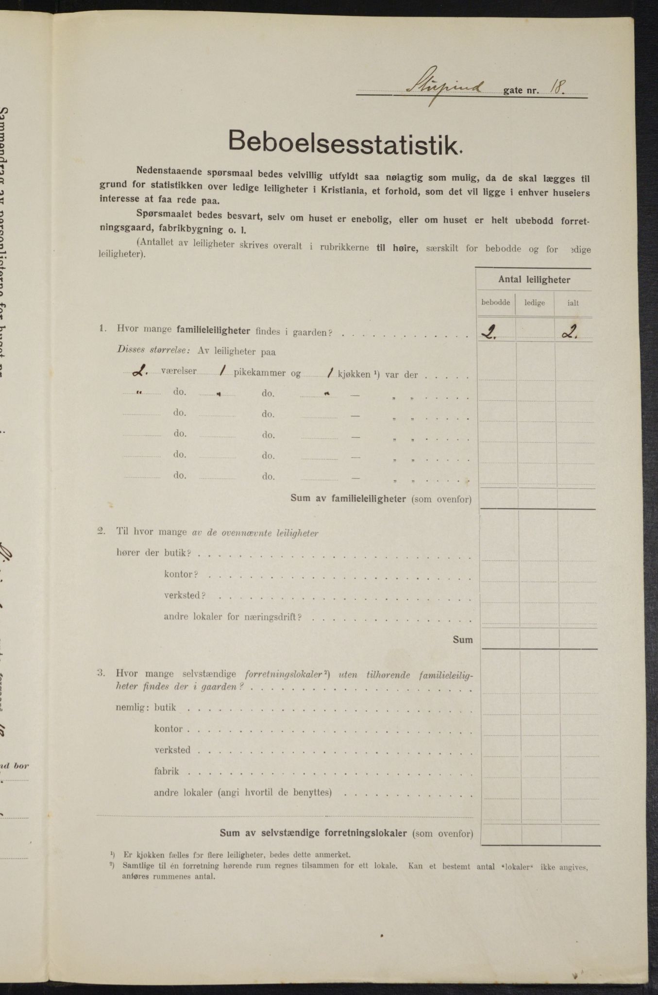 OBA, Kommunal folketelling 1.2.1914 for Kristiania, 1914, s. 105282