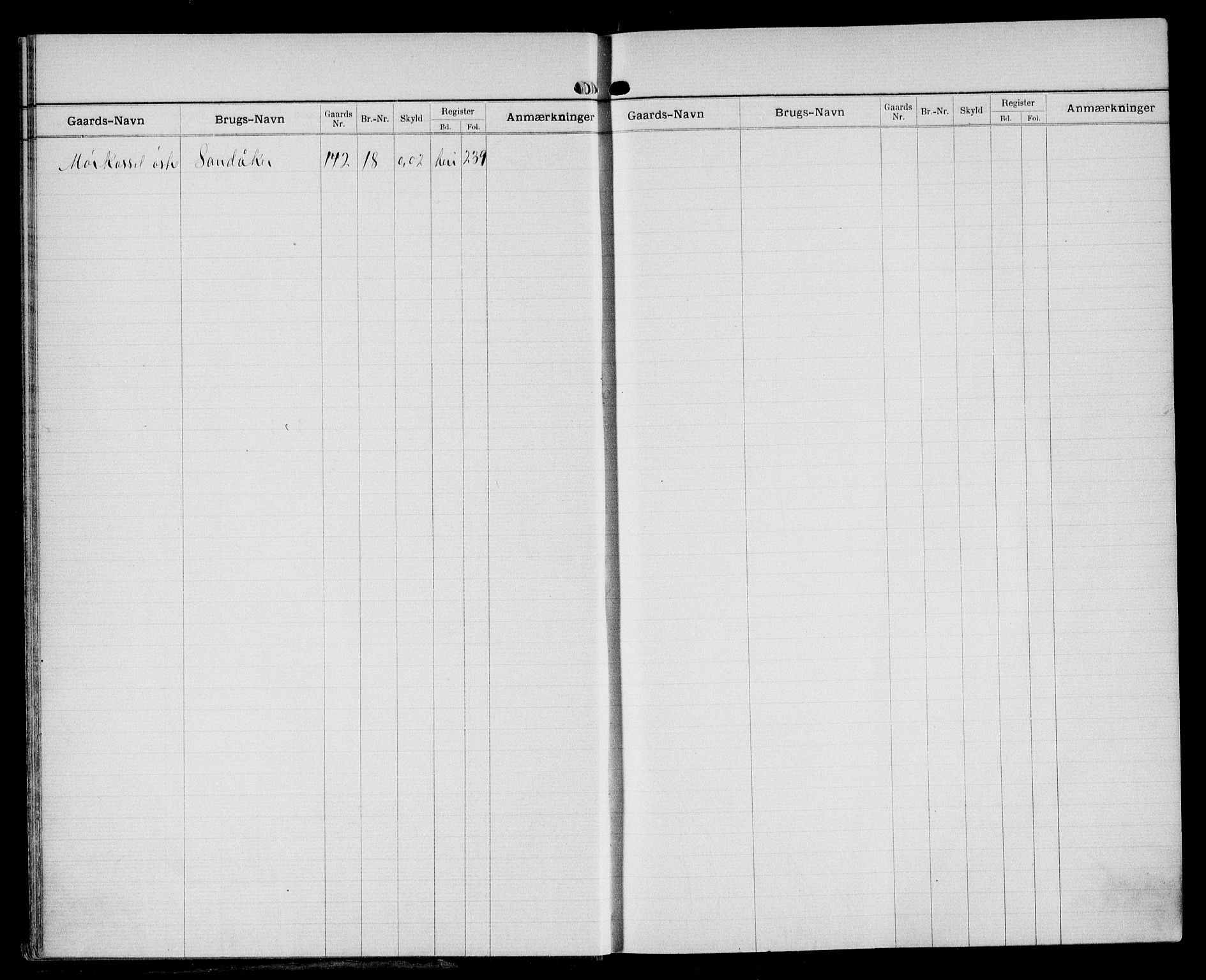 Nordre Jarlsberg sorenskriveri, SAKO/A-80/G/Gb/Gbe/L0007: Panteregister nr. V 7