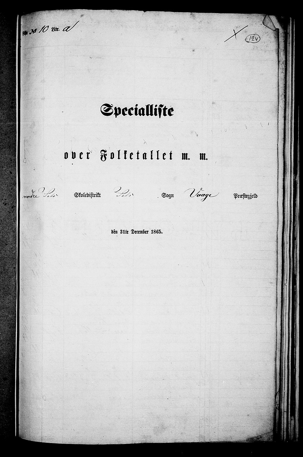 RA, Folketelling 1865 for 0515P Vågå prestegjeld, 1865, s. 280
