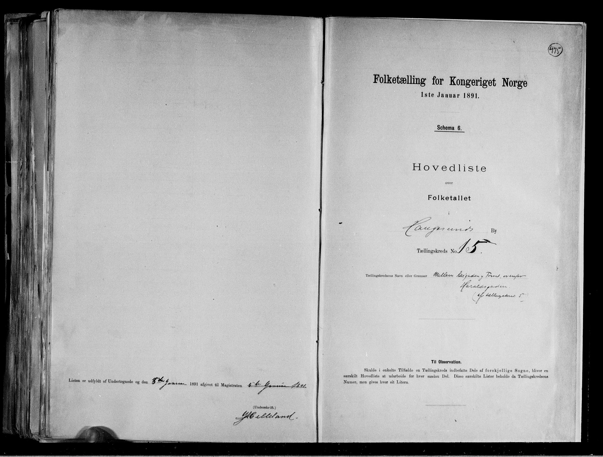 RA, Folketelling 1891 for 1106 Haugesund kjøpstad, 1891, s. 32