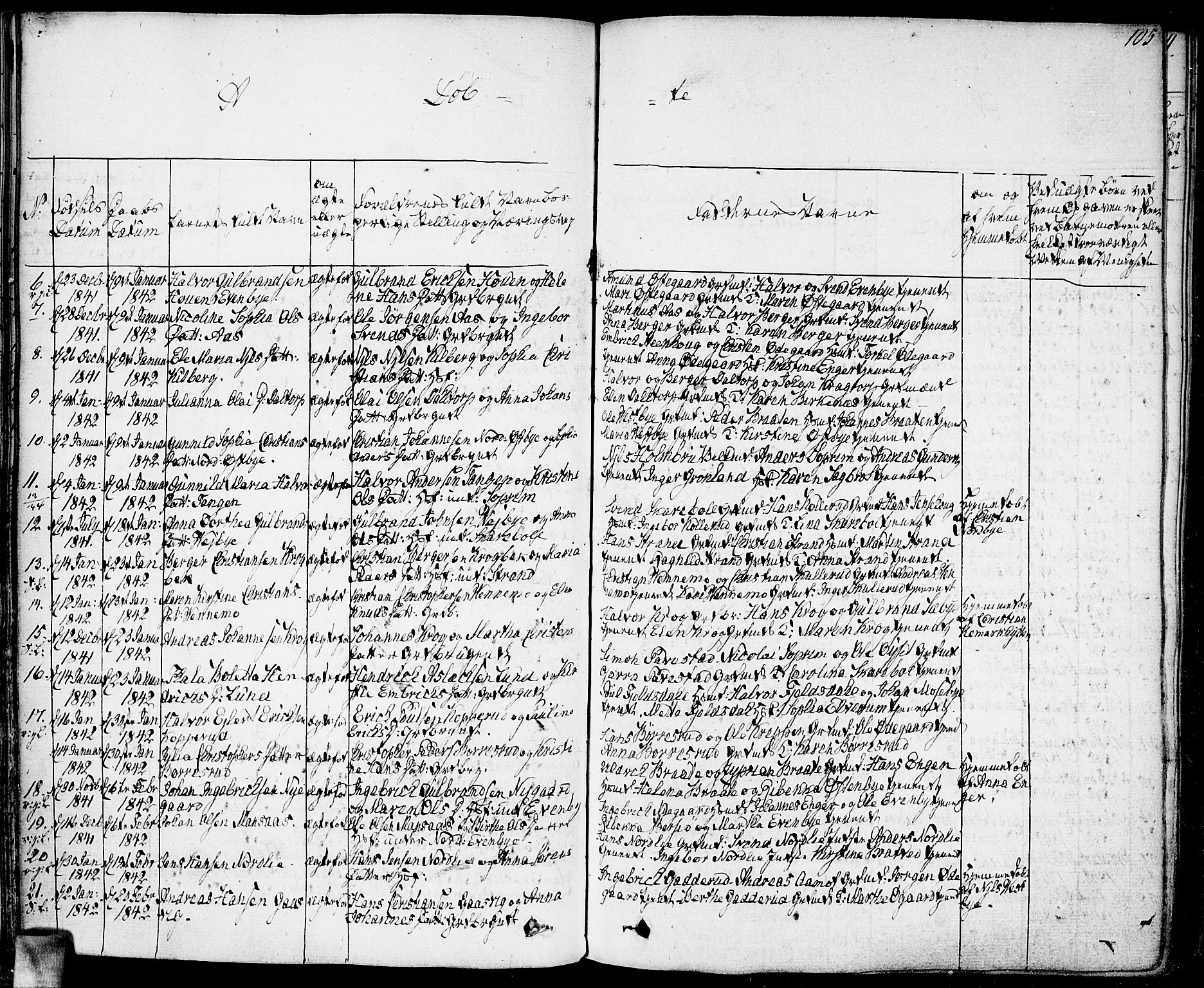 Høland prestekontor Kirkebøker, AV/SAO-A-10346a/F/Fa/L0008: Ministerialbok nr. I 8, 1827-1845, s. 105