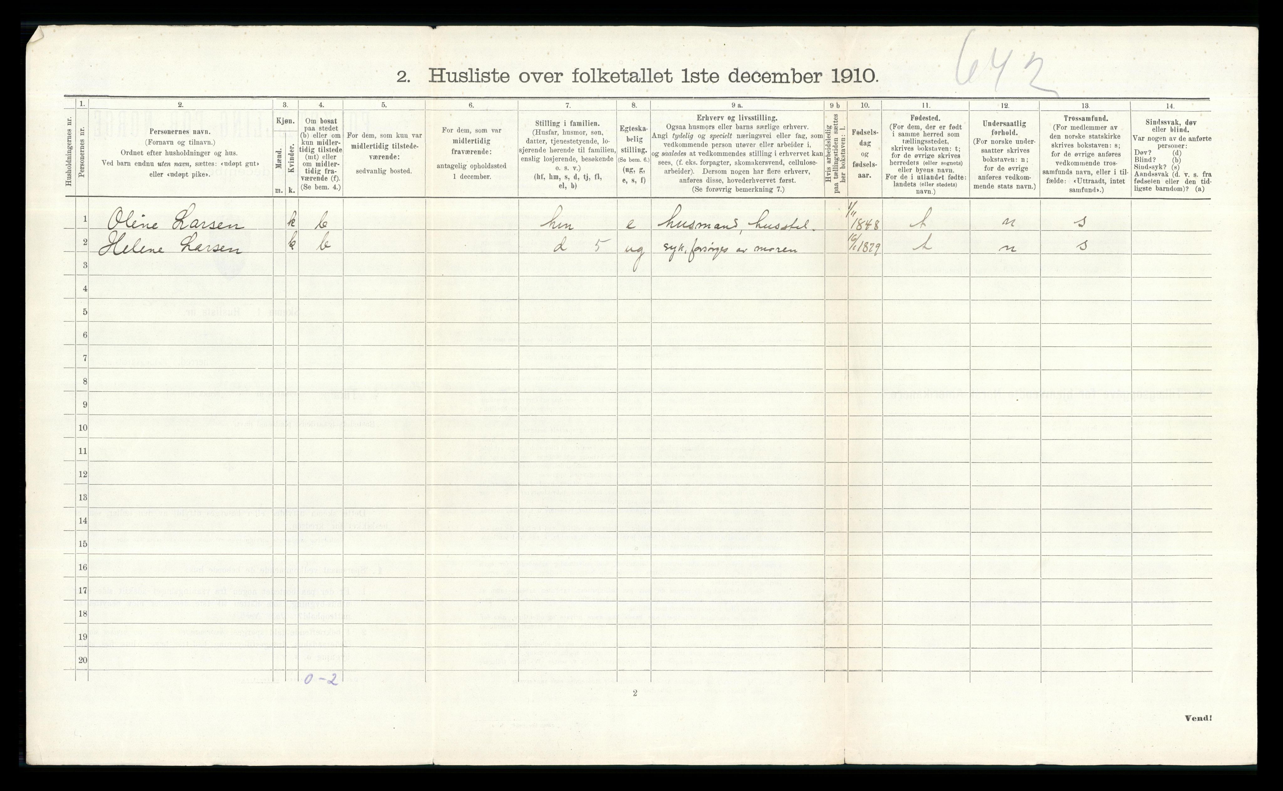 RA, Folketelling 1910 for 0427 Elverum herred, 1910, s. 3014