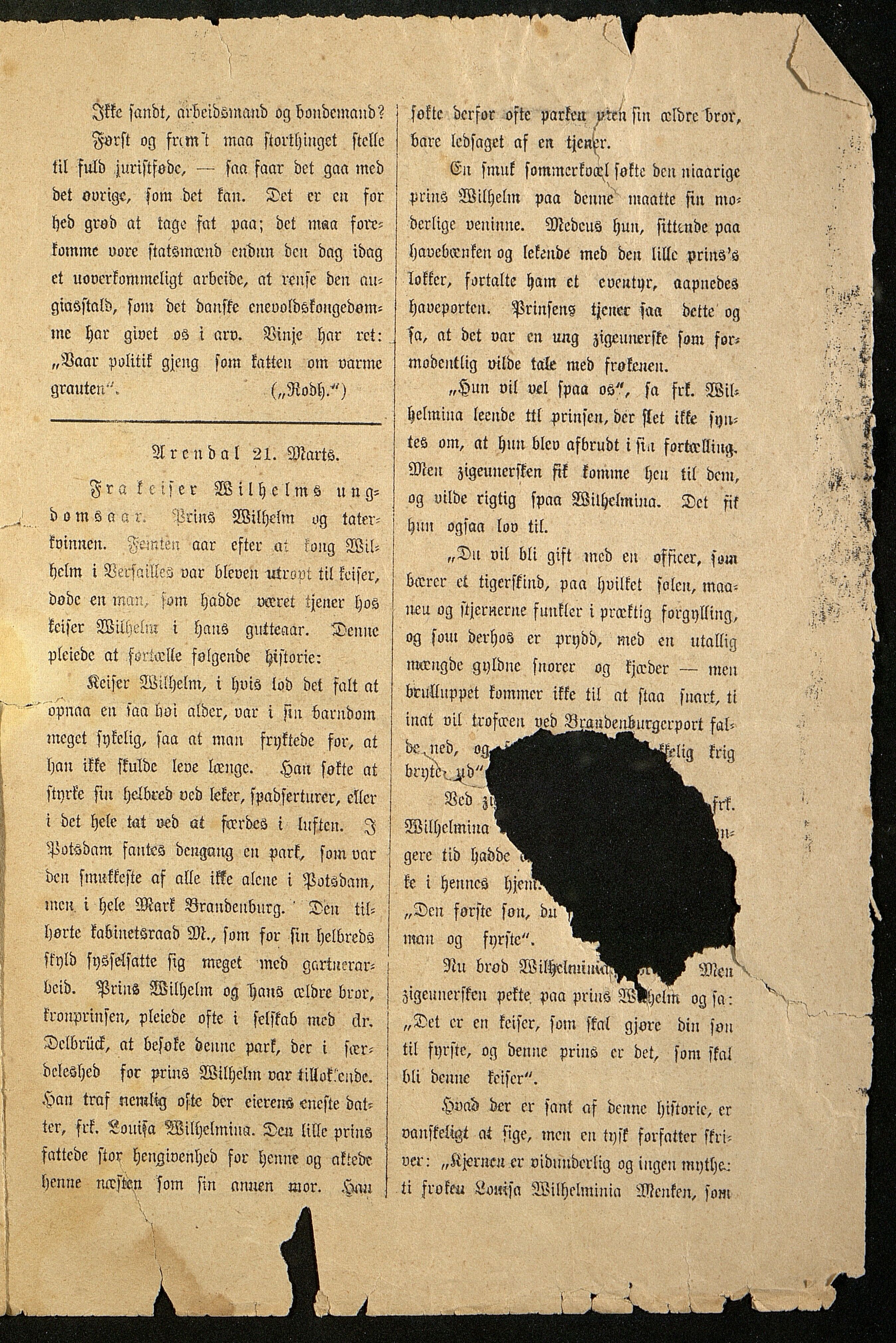 Spidskuglen, AAKS/PA-2823/X/L0001/0002: Spidskuglen / Årg. 1888, nr. 1–11, 16, 38, 43–46, 1888