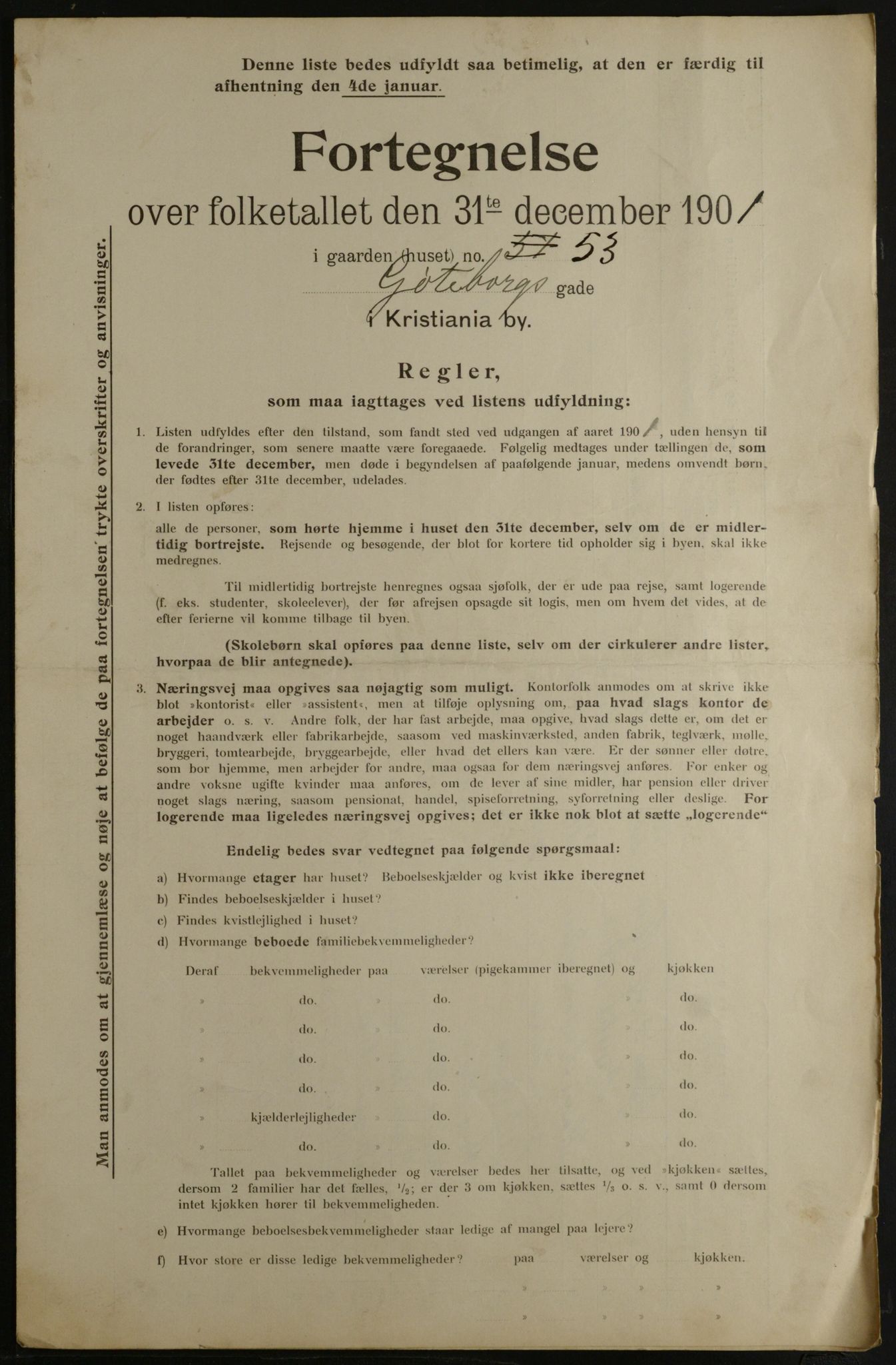 OBA, Kommunal folketelling 31.12.1901 for Kristiania kjøpstad, 1901, s. 5400