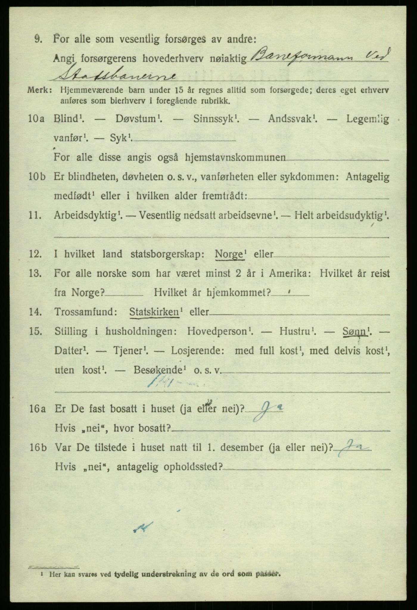 SAB, Folketelling 1920 for 1421 Aurland herred, 1920, s. 4081