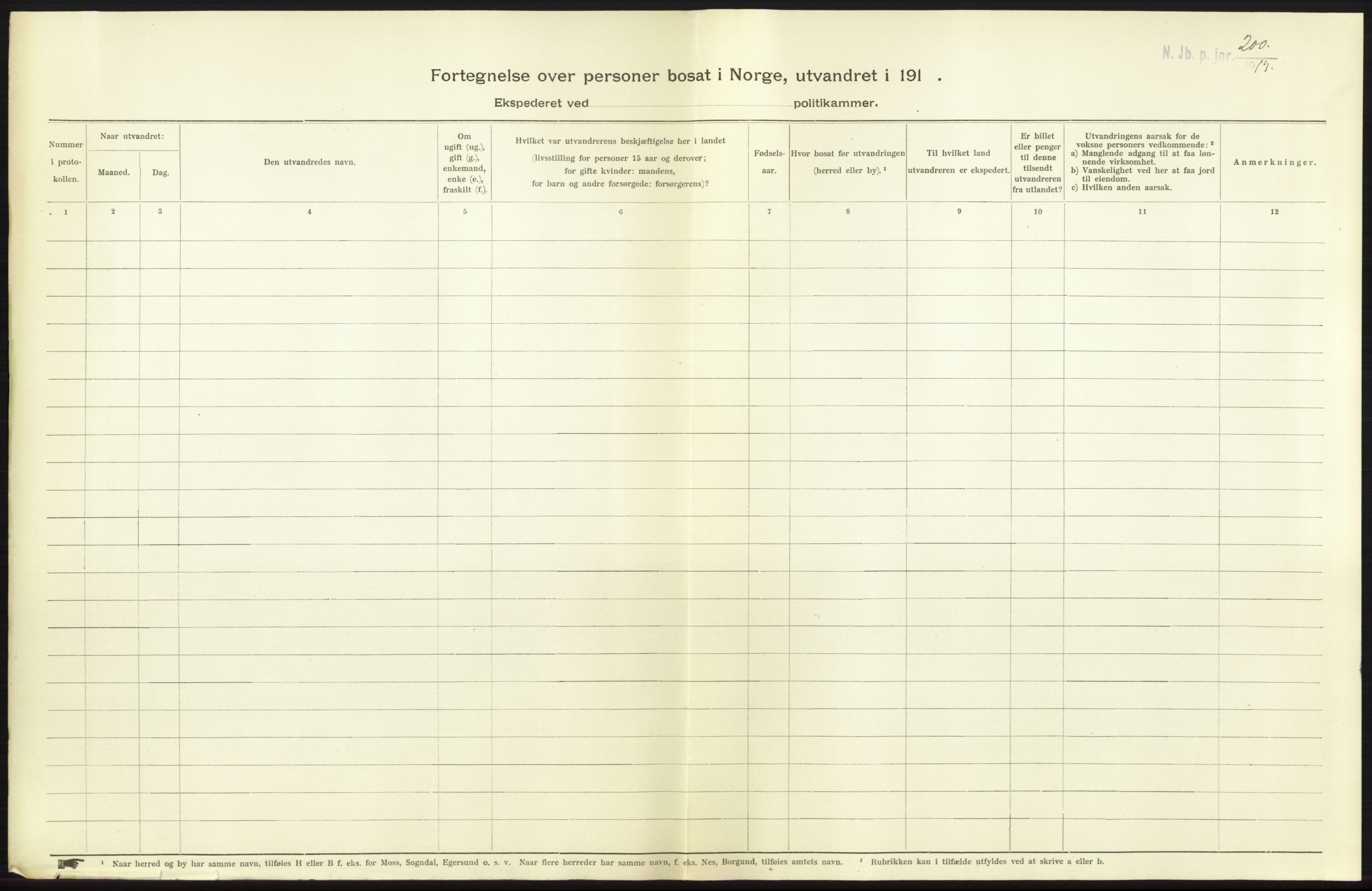 Nord-Jarlsberg politikammer, SAKO/A-739/I/Ia/Iab/L0001: Emigrantprotokoll, 1912-1918, s. 131