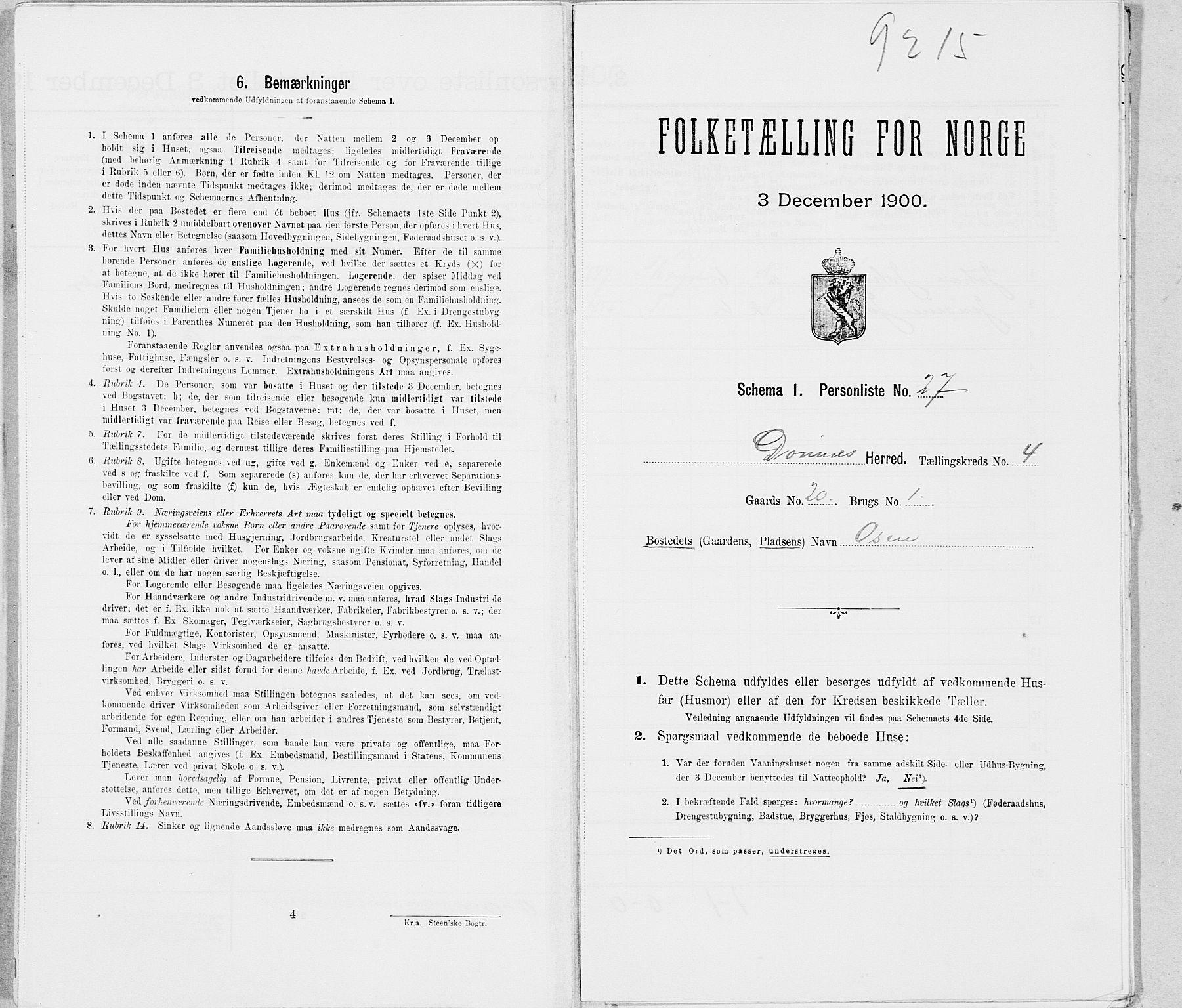 SAT, Folketelling 1900 for 1827 Dønnes herred, 1900, s. 620