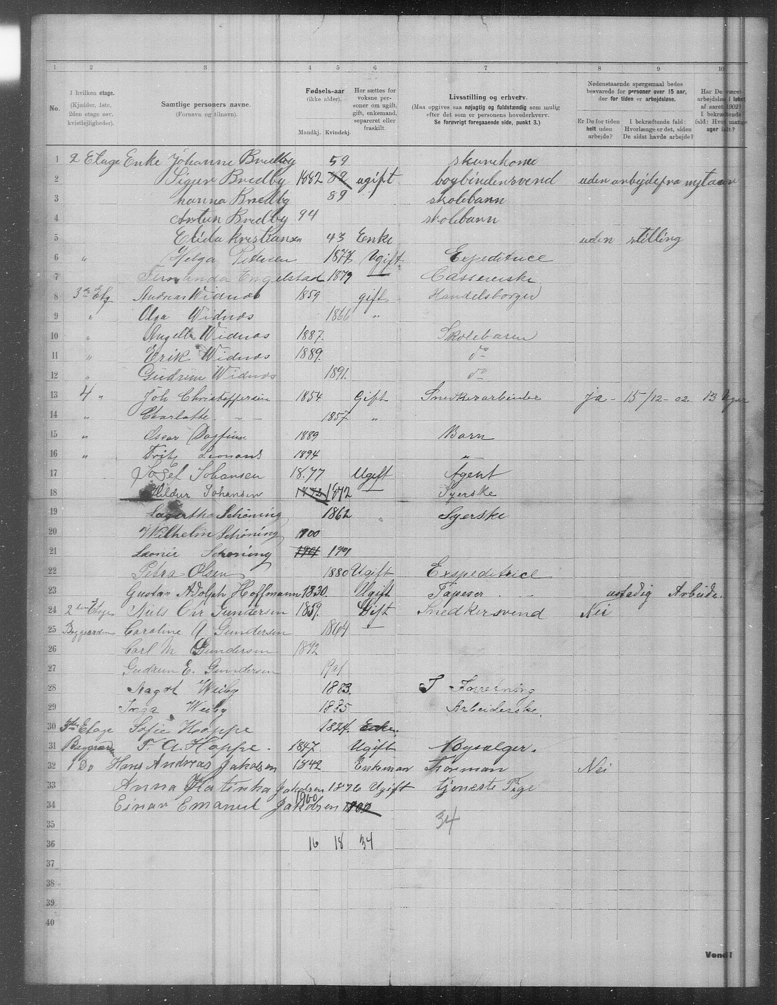 OBA, Kommunal folketelling 31.12.1902 for Kristiania kjøpstad, 1902, s. 20671