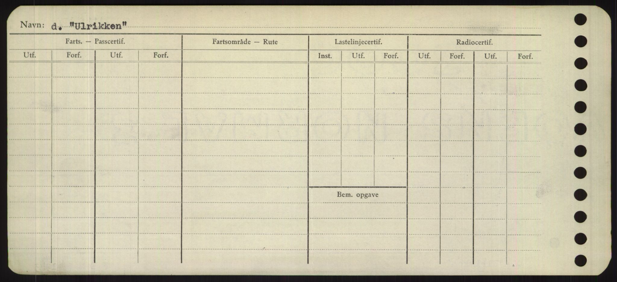 Sjøfartsdirektoratet med forløpere, Skipsmålingen, RA/S-1627/H/Hd/L0040: Fartøy, U-Ve, s. 62