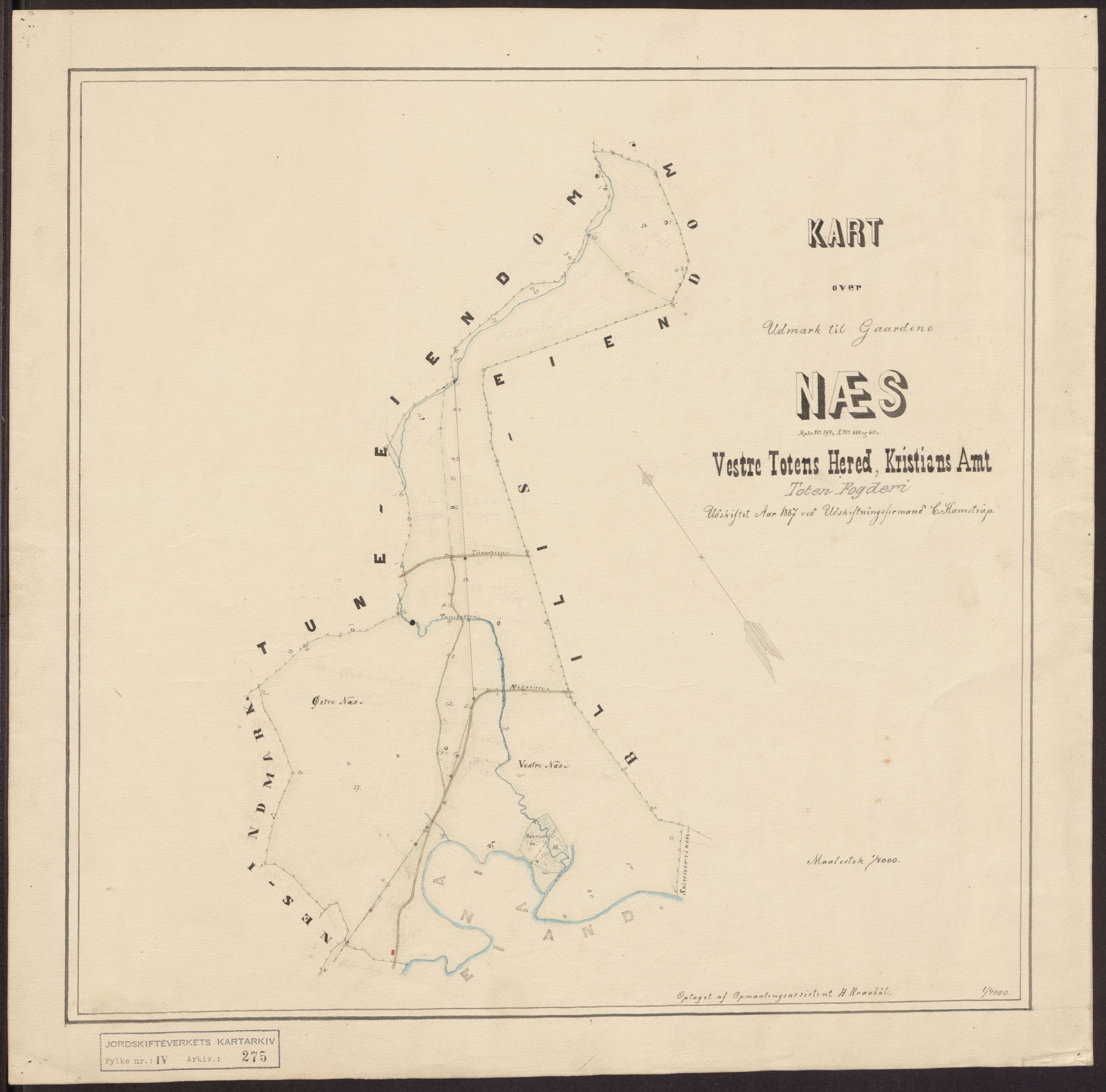 Jordskifteverkets kartarkiv, AV/RA-S-3929/T, 1859-1988, s. 336