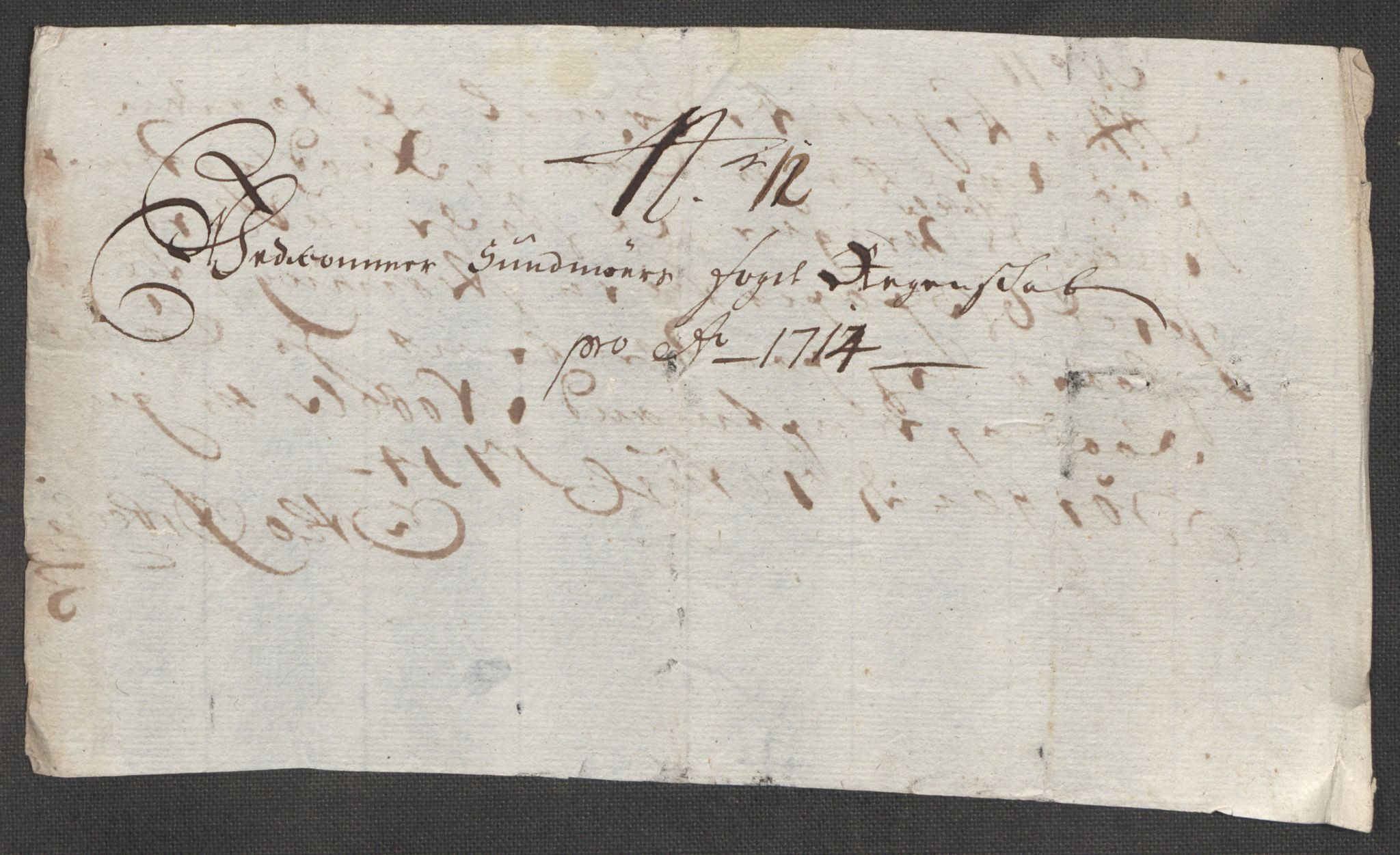 Rentekammeret inntil 1814, Reviderte regnskaper, Fogderegnskap, AV/RA-EA-4092/R54/L3566: Fogderegnskap Sunnmøre, 1714, s. 207