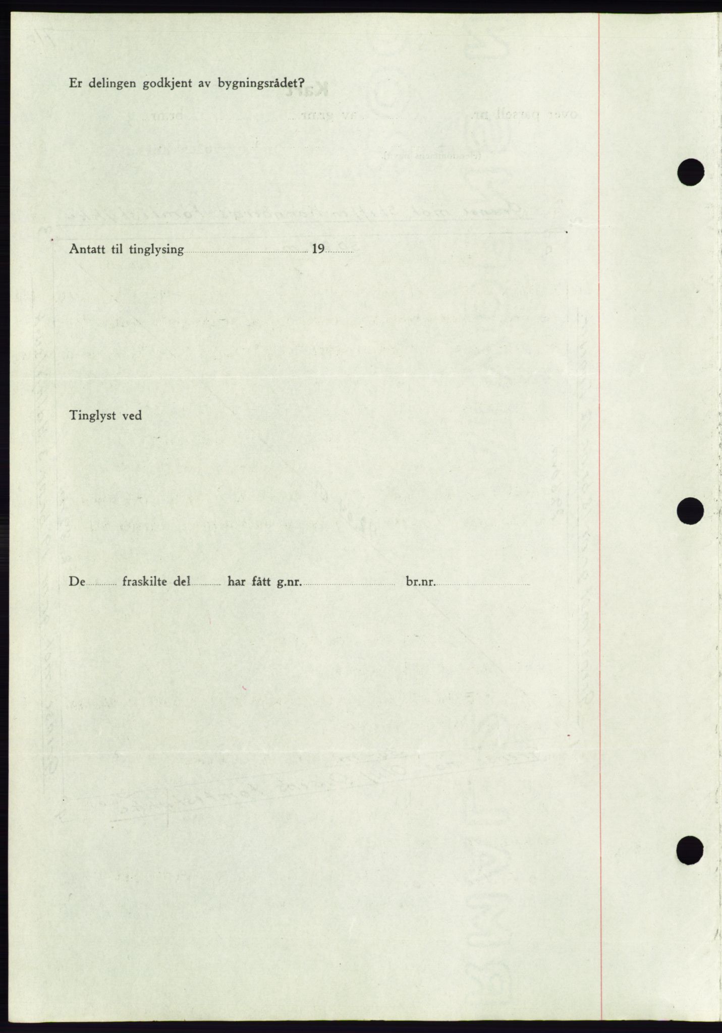 Søre Sunnmøre sorenskriveri, AV/SAT-A-4122/1/2/2C/L0071: Pantebok nr. 65, 1941-1941, Dagboknr: 234/1941