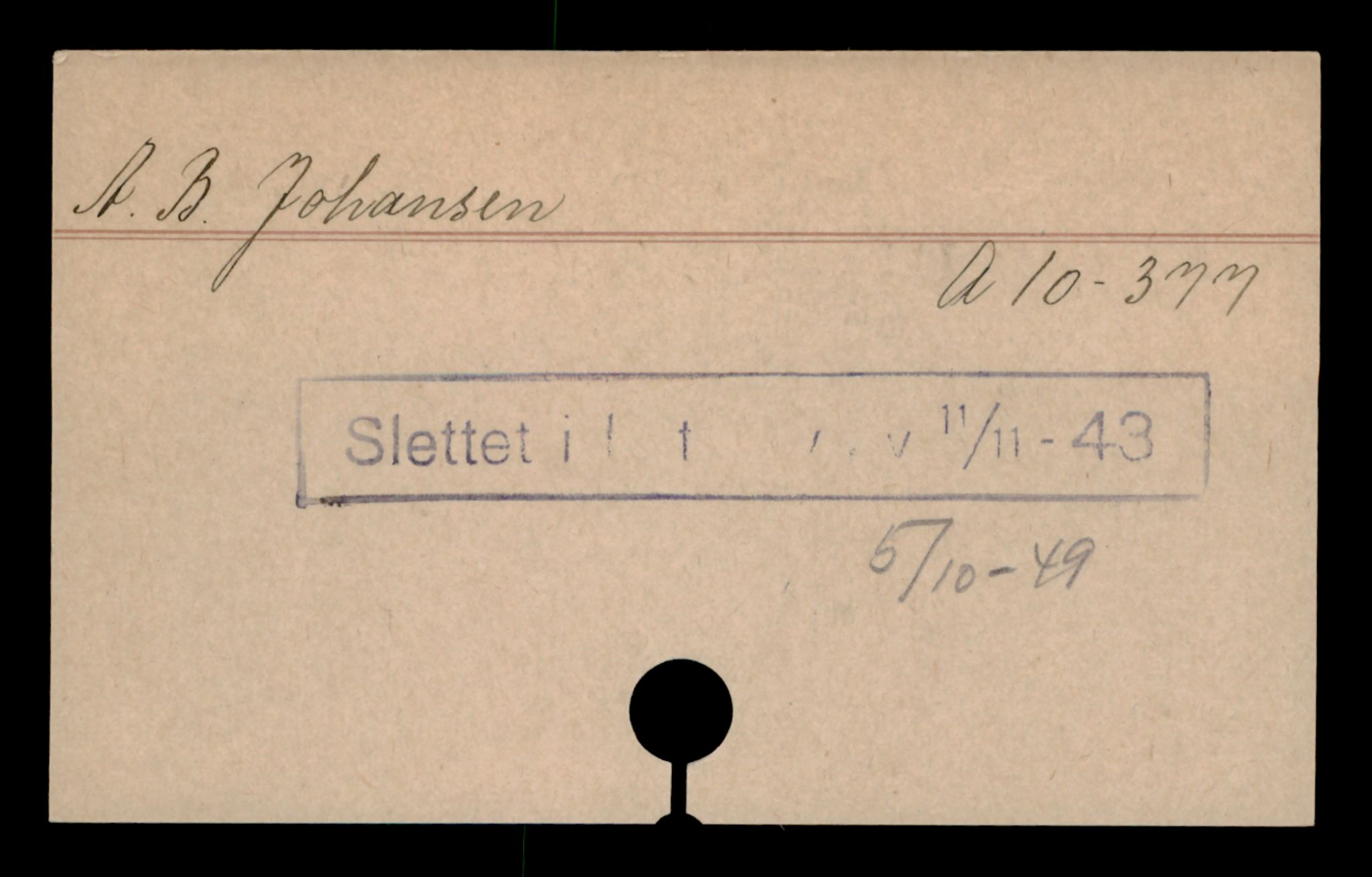 Oslo byfogd, Handelsregisteret, SAT/A-10867/G/Ga/Gad/L0032: Kartotekkort - Slettede foretak, Aa-Ak, 1890-1990