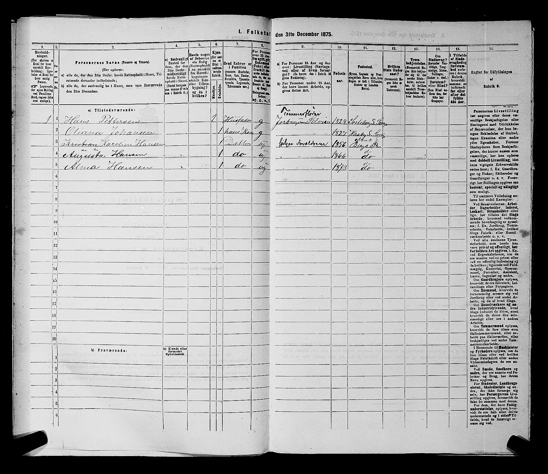 RA, Folketelling 1875 for 0116P Berg prestegjeld, 1875, s. 1124