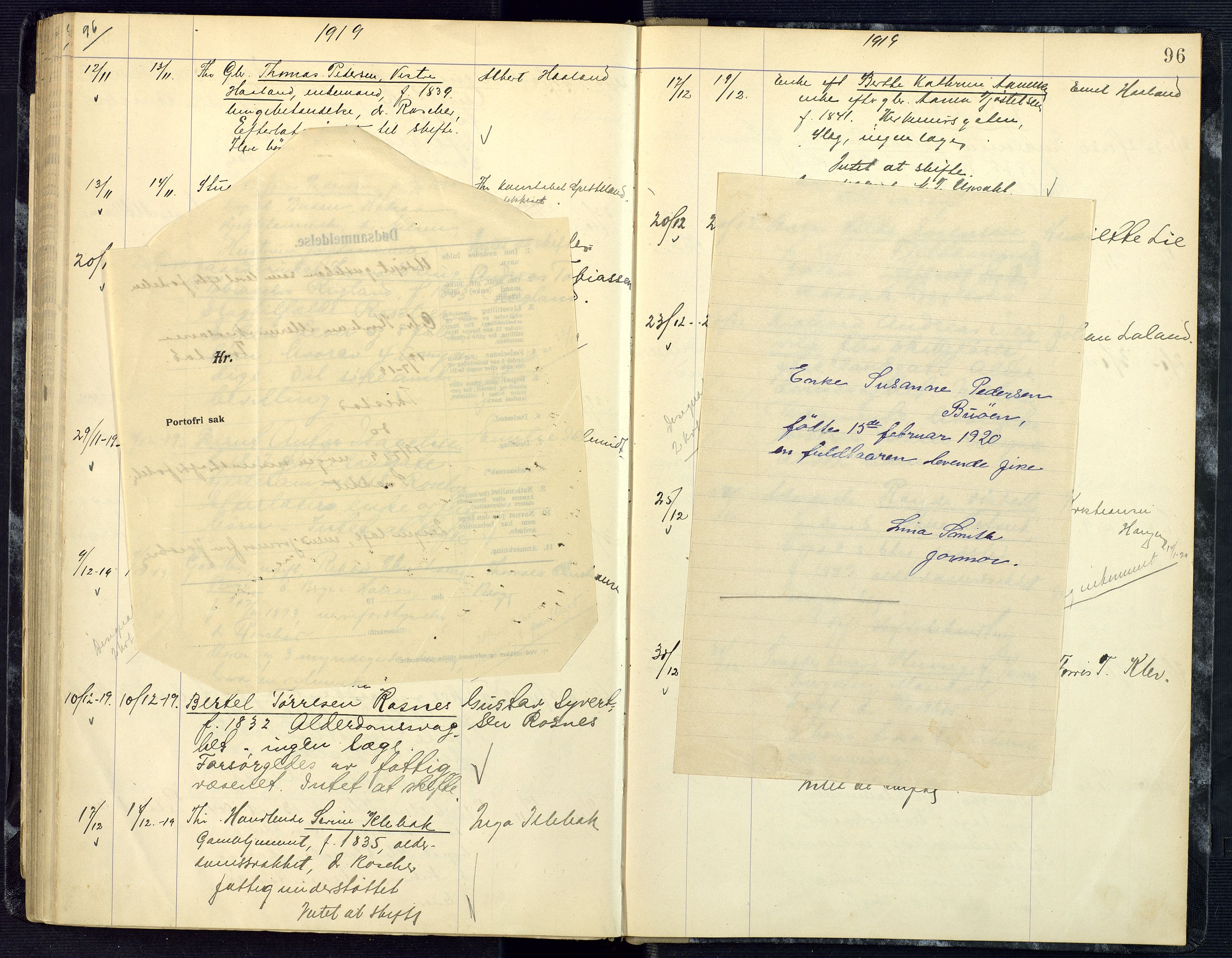 Mandal sorenskriveri, AV/SAK-1221-0005/001/H/Ha/L0006: Dødsfall Mandal prestegjeld nr 5, 1908-1920, s. 96