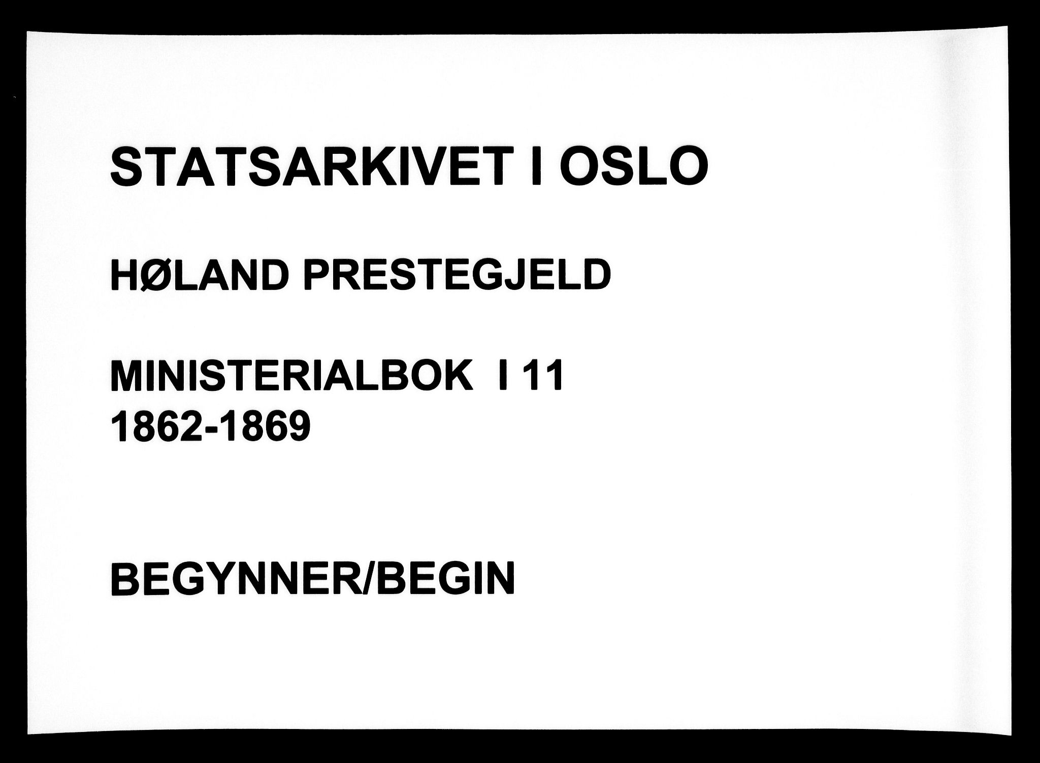 Høland prestekontor Kirkebøker, SAO/A-10346a/F/Fa/L0011: Ministerialbok nr. I 11, 1862-1869
