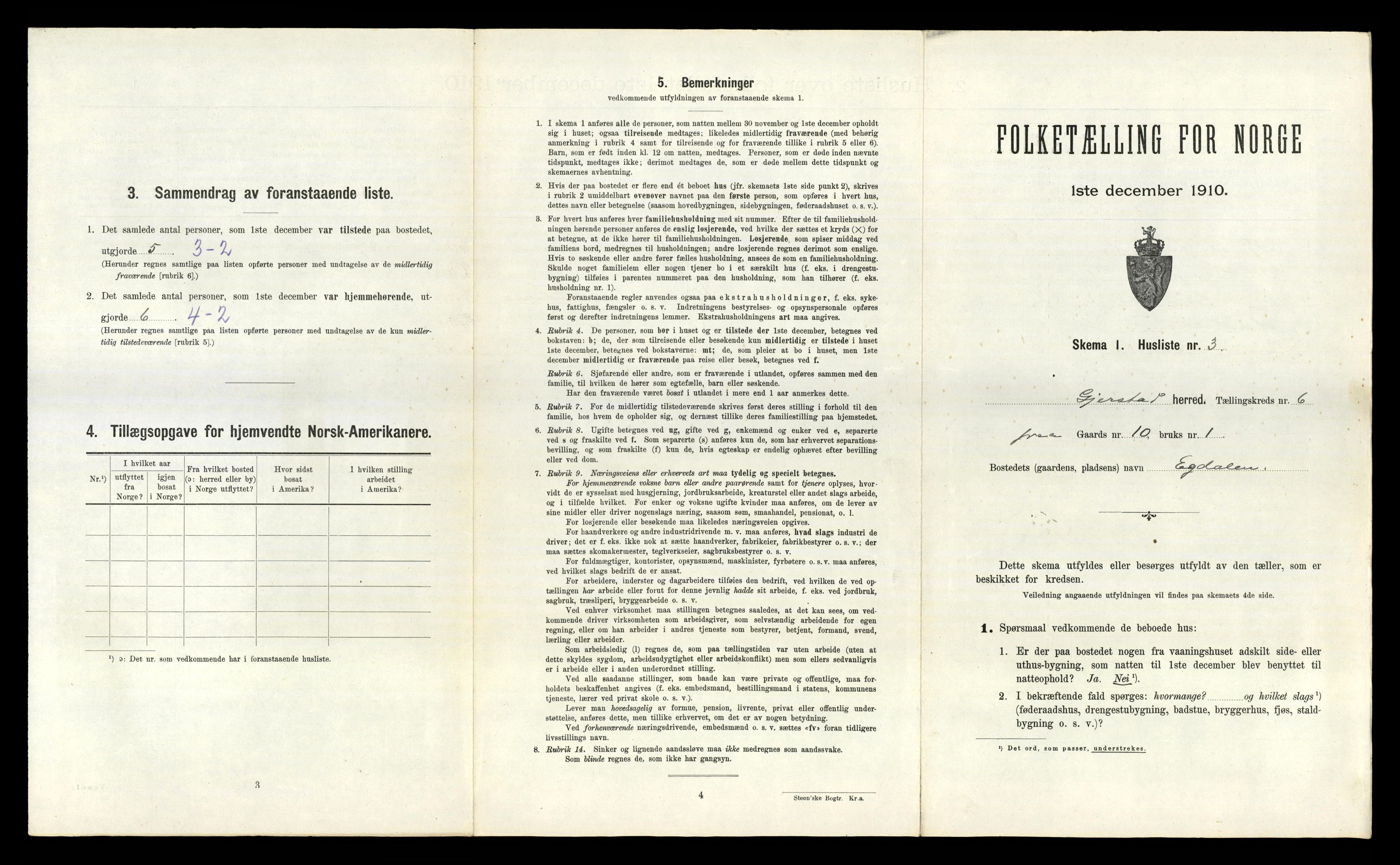 RA, Folketelling 1910 for 0911 Gjerstad herred, 1910, s. 379