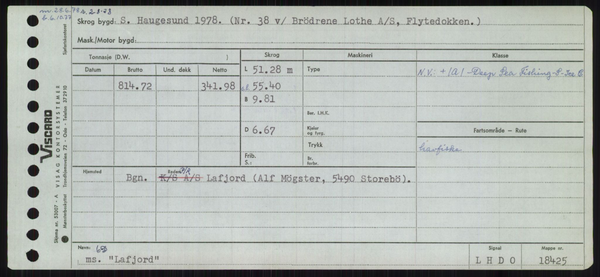 Sjøfartsdirektoratet med forløpere, Skipsmålingen, AV/RA-S-1627/H/Ha/L0003/0002: Fartøy, Hilm-Mar / Fartøy, Kom-Mar, s. 255