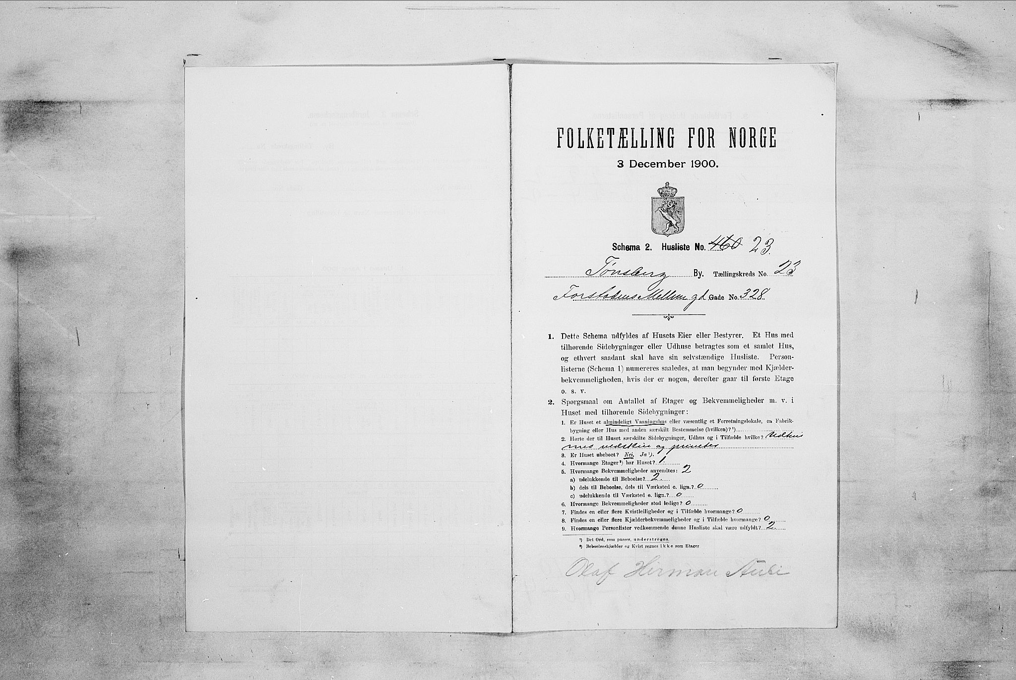 RA, Folketelling 1900 for 0705 Tønsberg kjøpstad, 1900, s. 3678