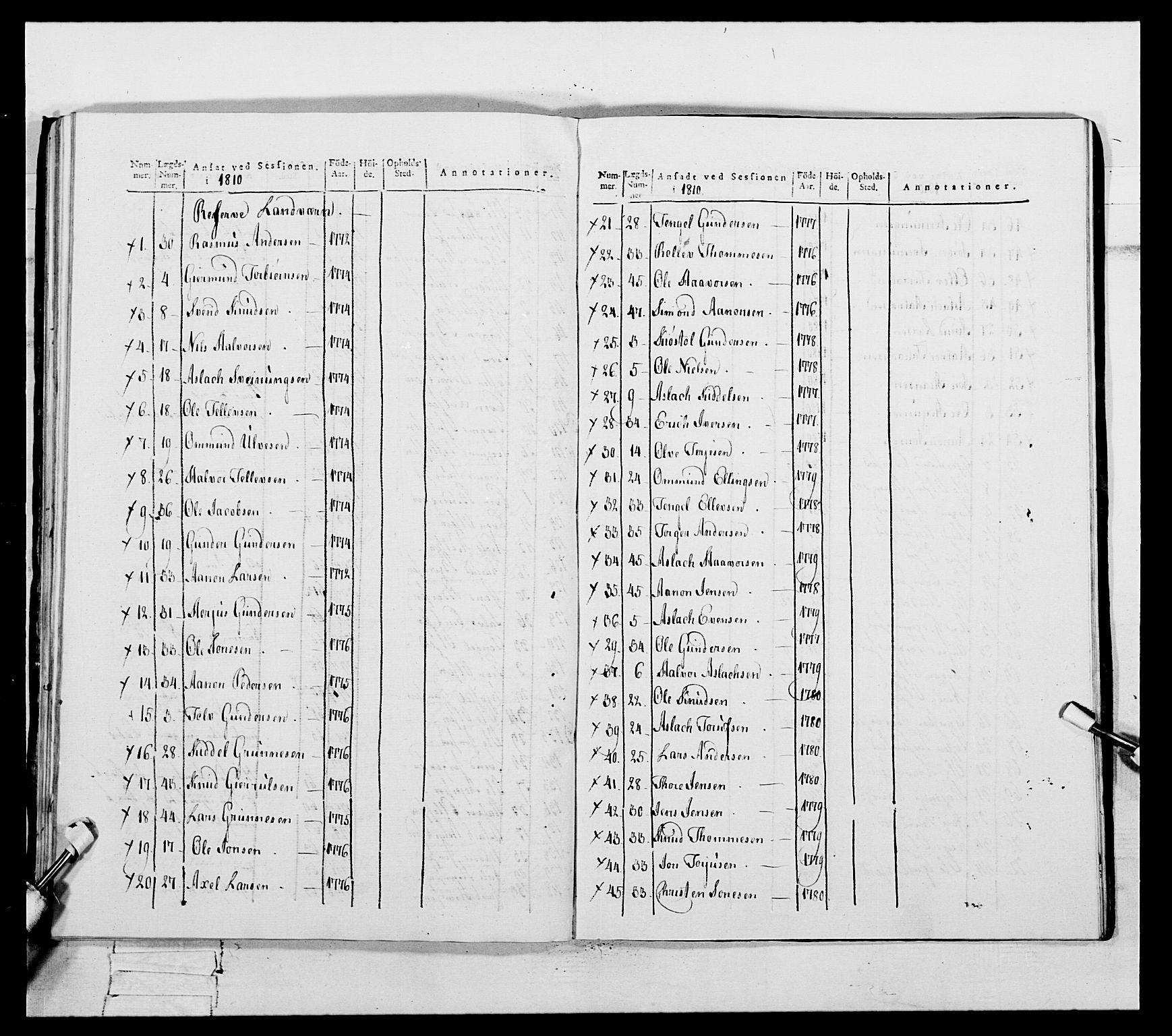 Generalitets- og kommissariatskollegiet, Det kongelige norske kommissariatskollegium, AV/RA-EA-5420/E/Eh/L0112: Vesterlenske nasjonale infanteriregiment, 1812, s. 394