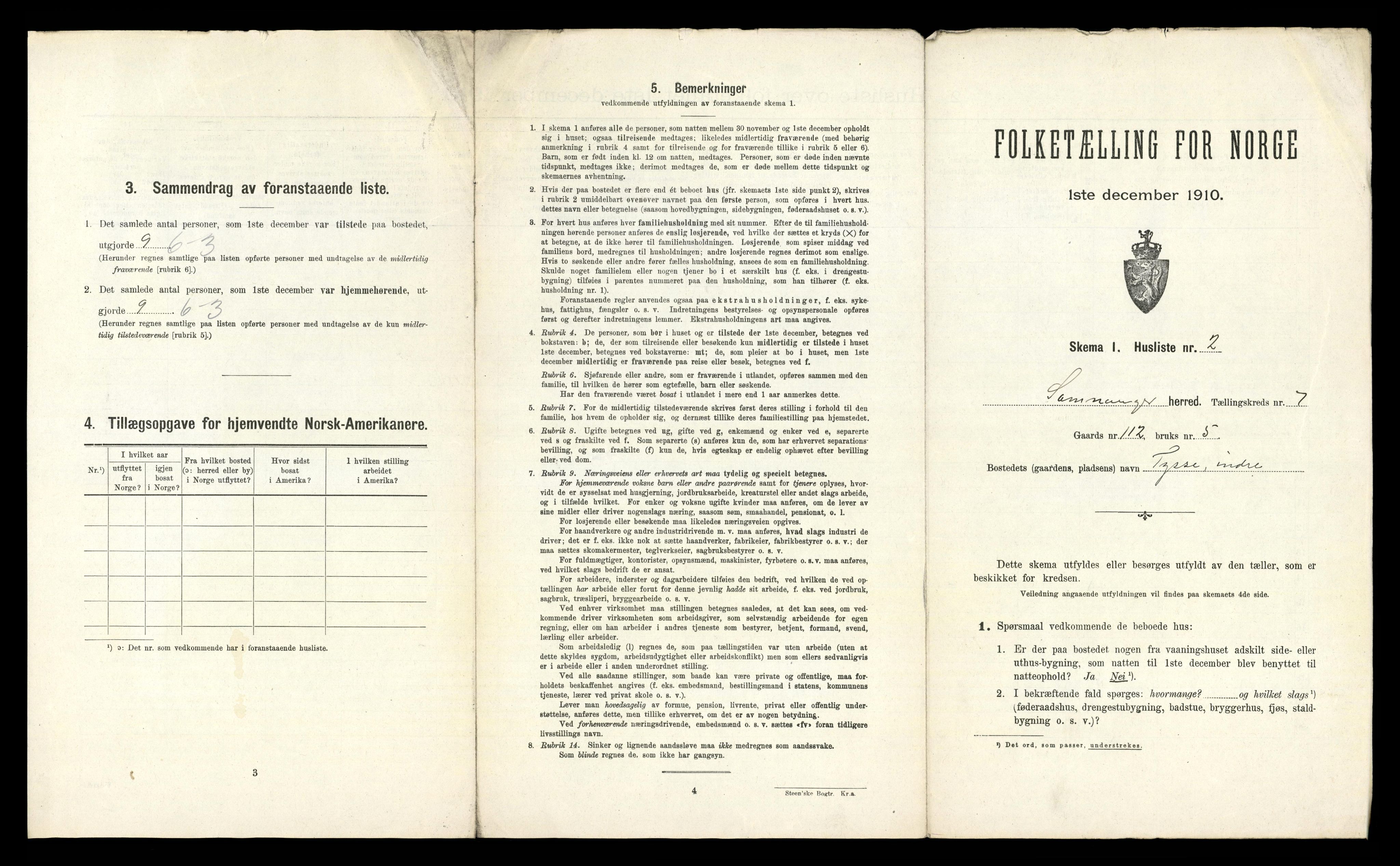 RA, Folketelling 1910 for 1242 Samnanger herred, 1910, s. 417