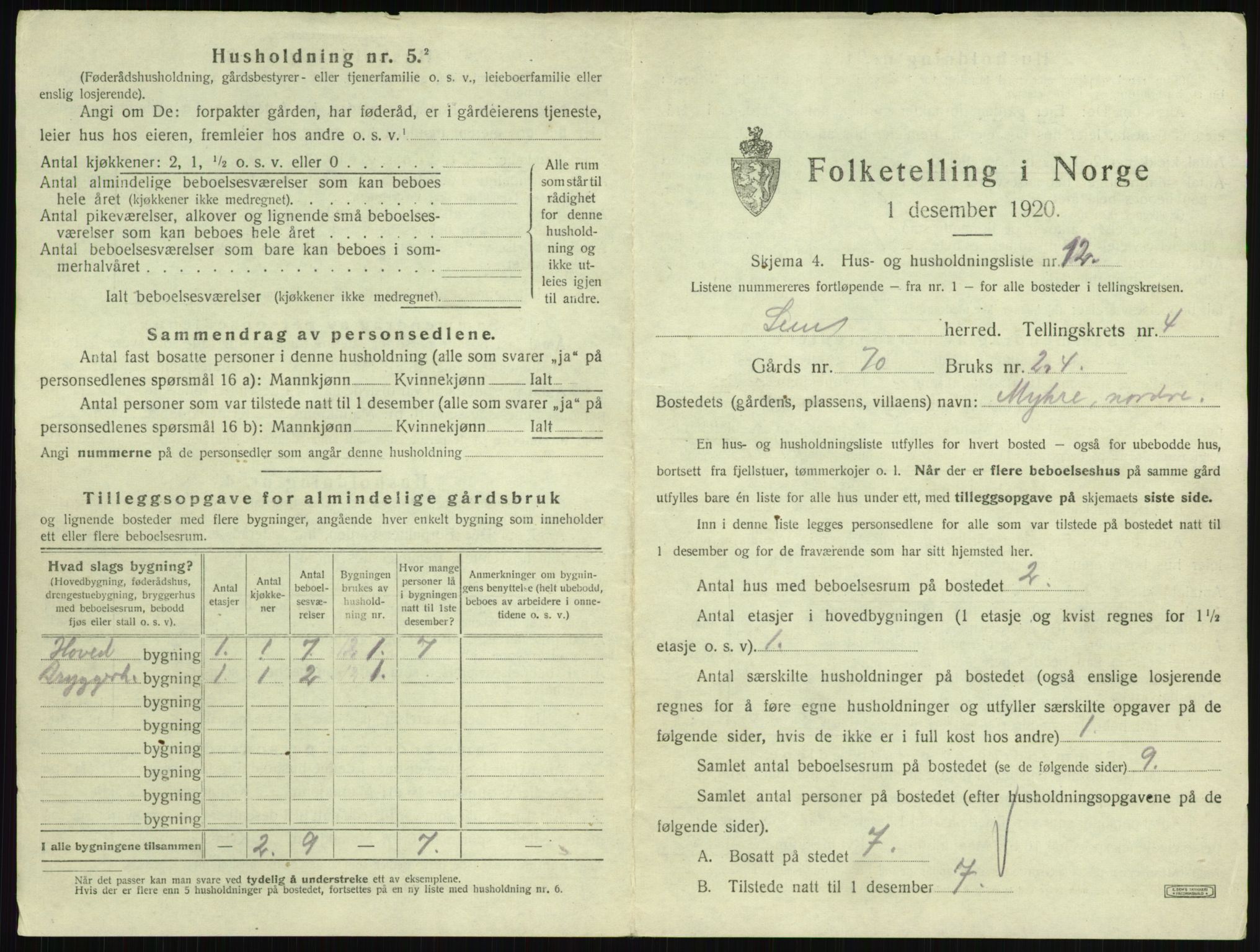 SAKO, Folketelling 1920 for 0721 Sem herred, 1920, s. 767